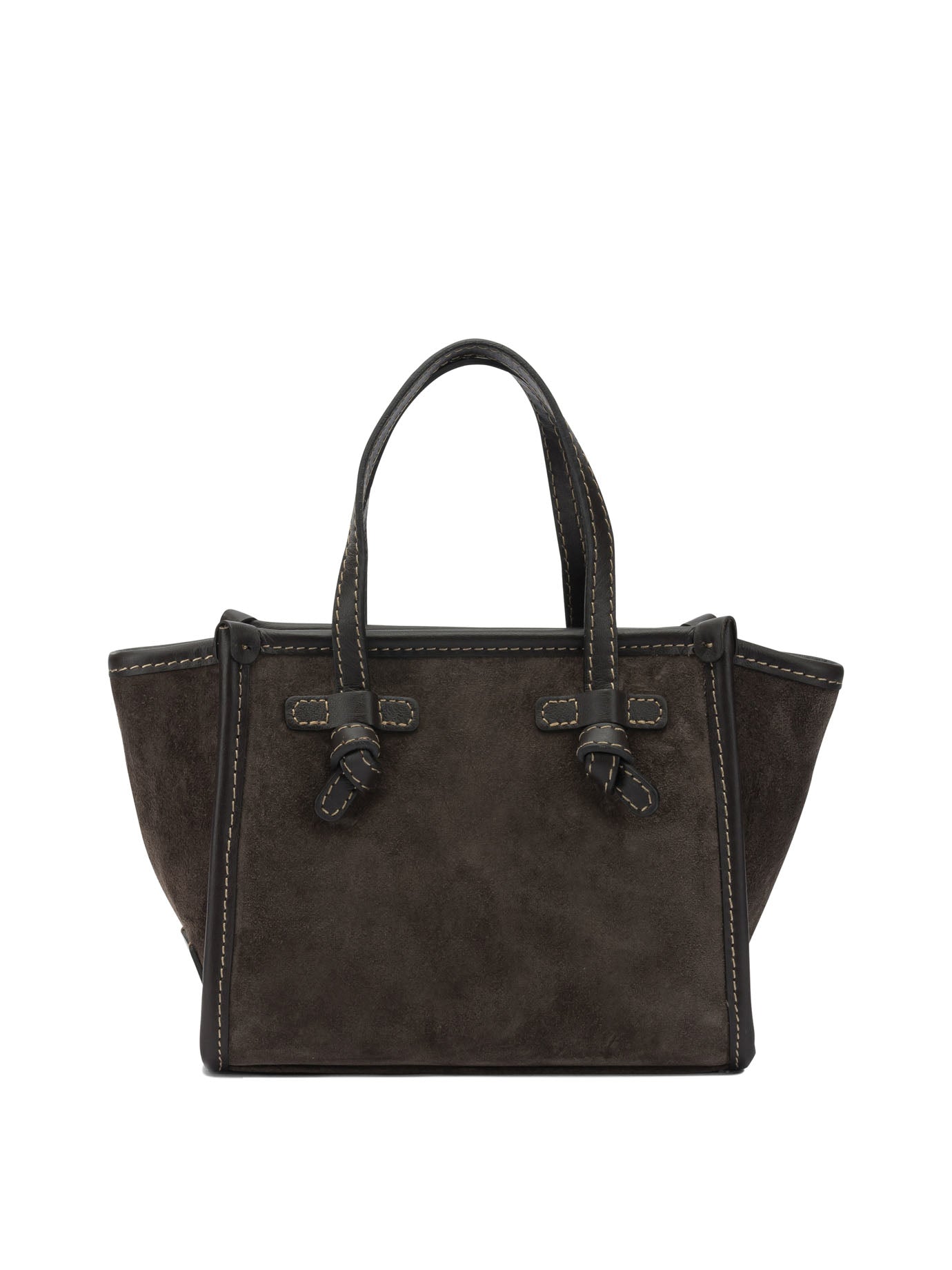 GIANNI CHIARINI Leather Fabric Handbag