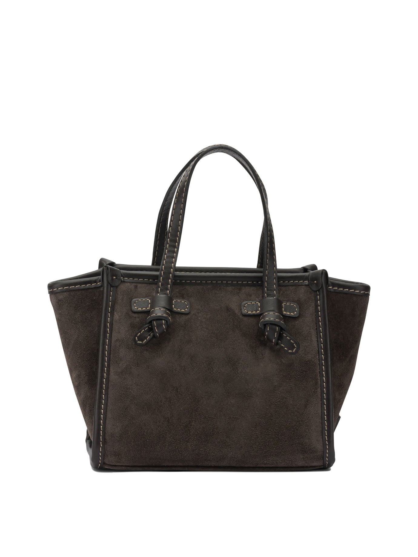 GIANNI CHIARINI Leather Fabric Handbag