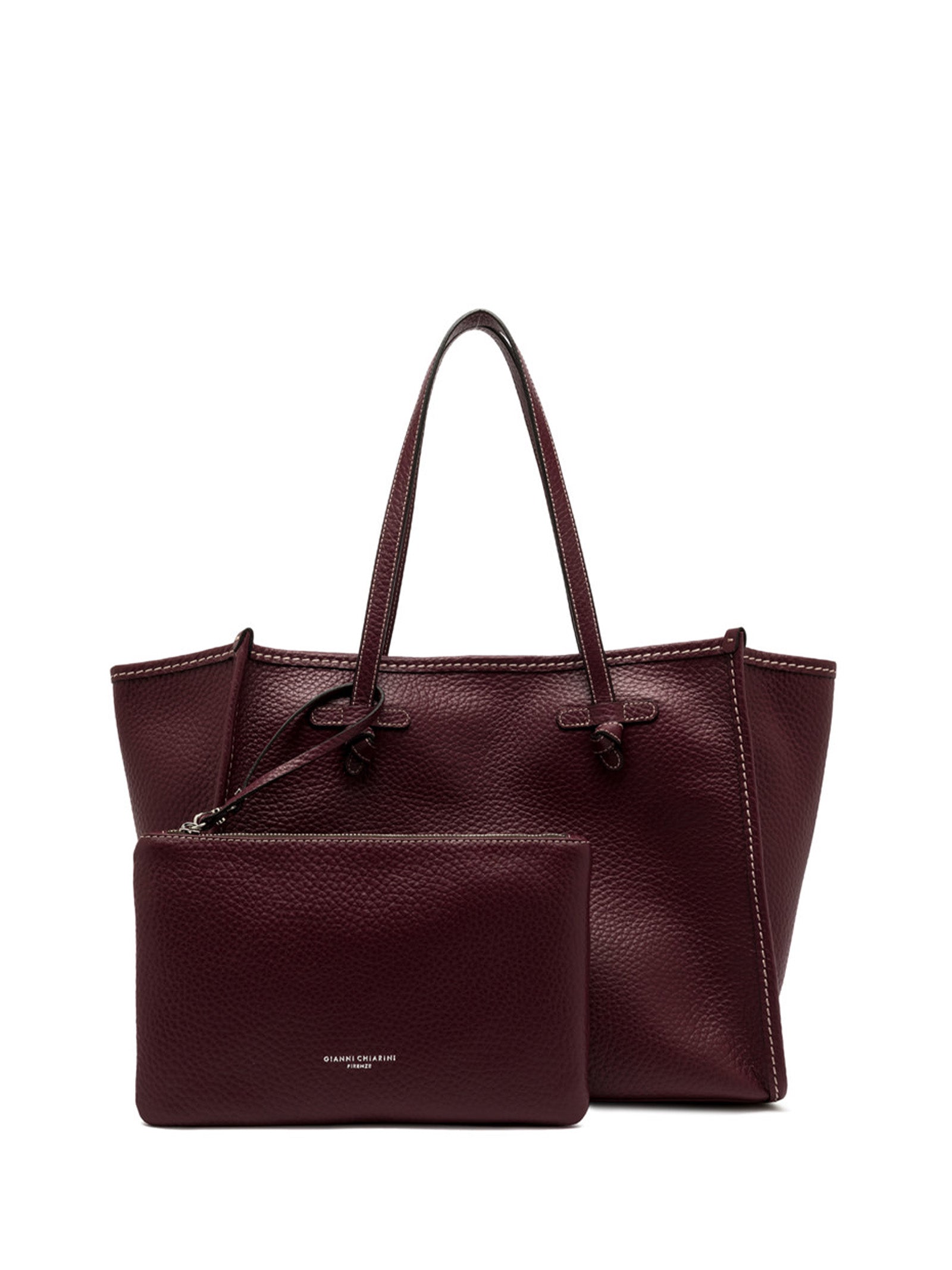GIANNI CHIARINI Marcella Leather Shopper Handbag