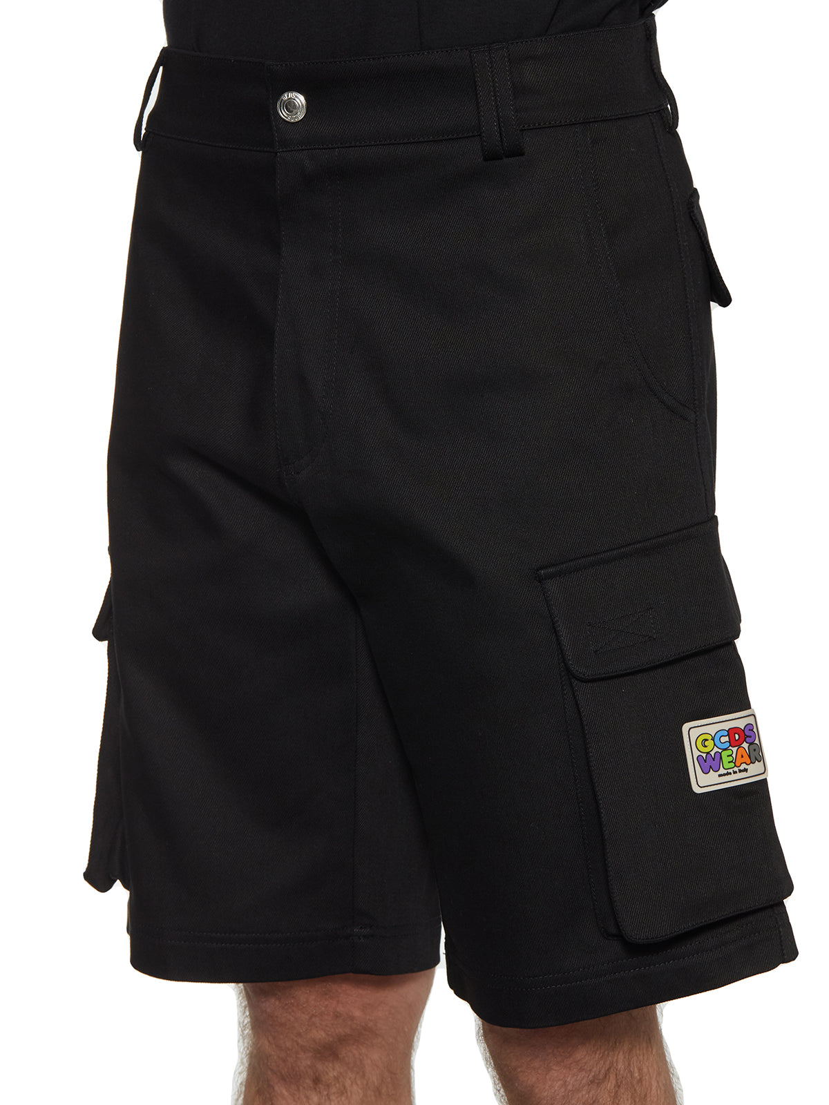 GCDS Men's Cargo Bermuda Shorts - Size M