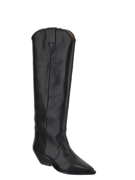 ISABEL MARANT Knee-High Leather Cowboy Boots