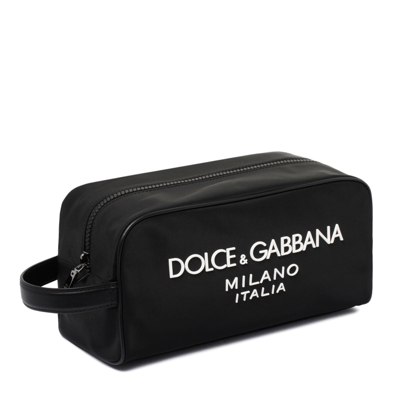 DOLCE & GABBANA Mini Logo-Print Nylon Beauty Bag