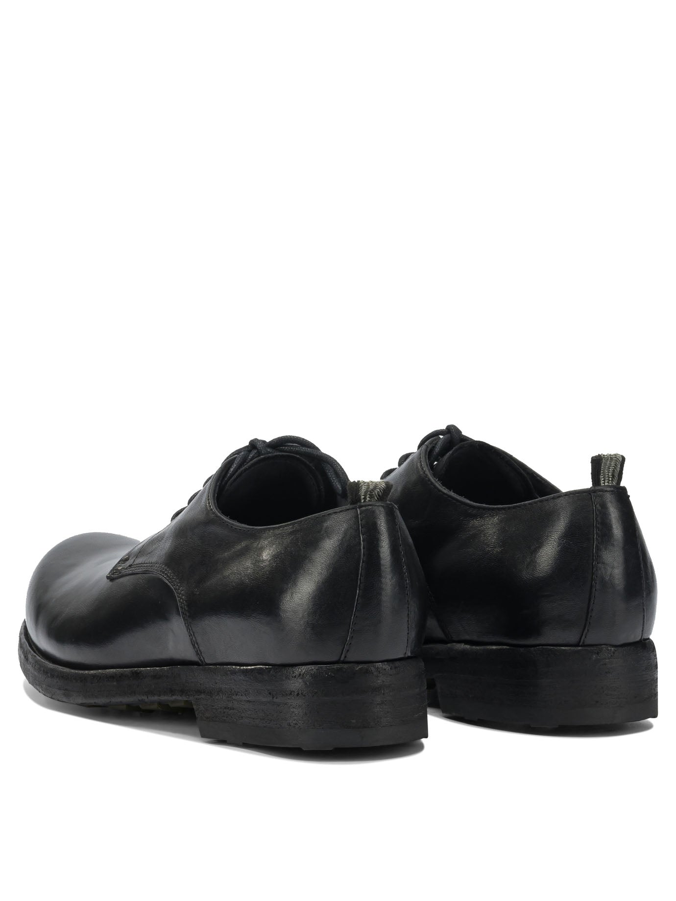 OFFICINE CREATIVE Men's Leather Lace-Up Moccasins