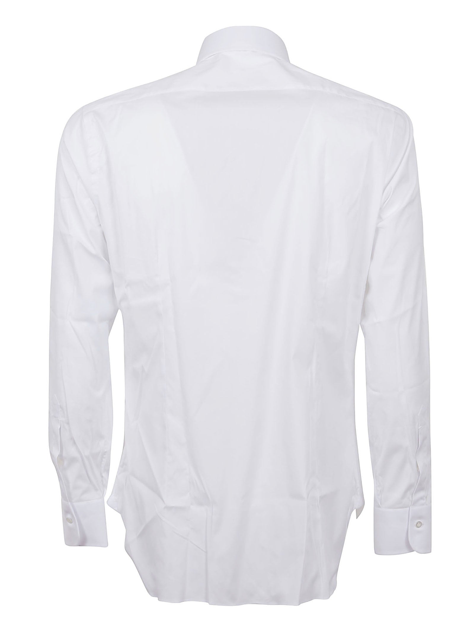 BUONAMASSA Classic White Cotton Shirt for Men - Stylish Fit