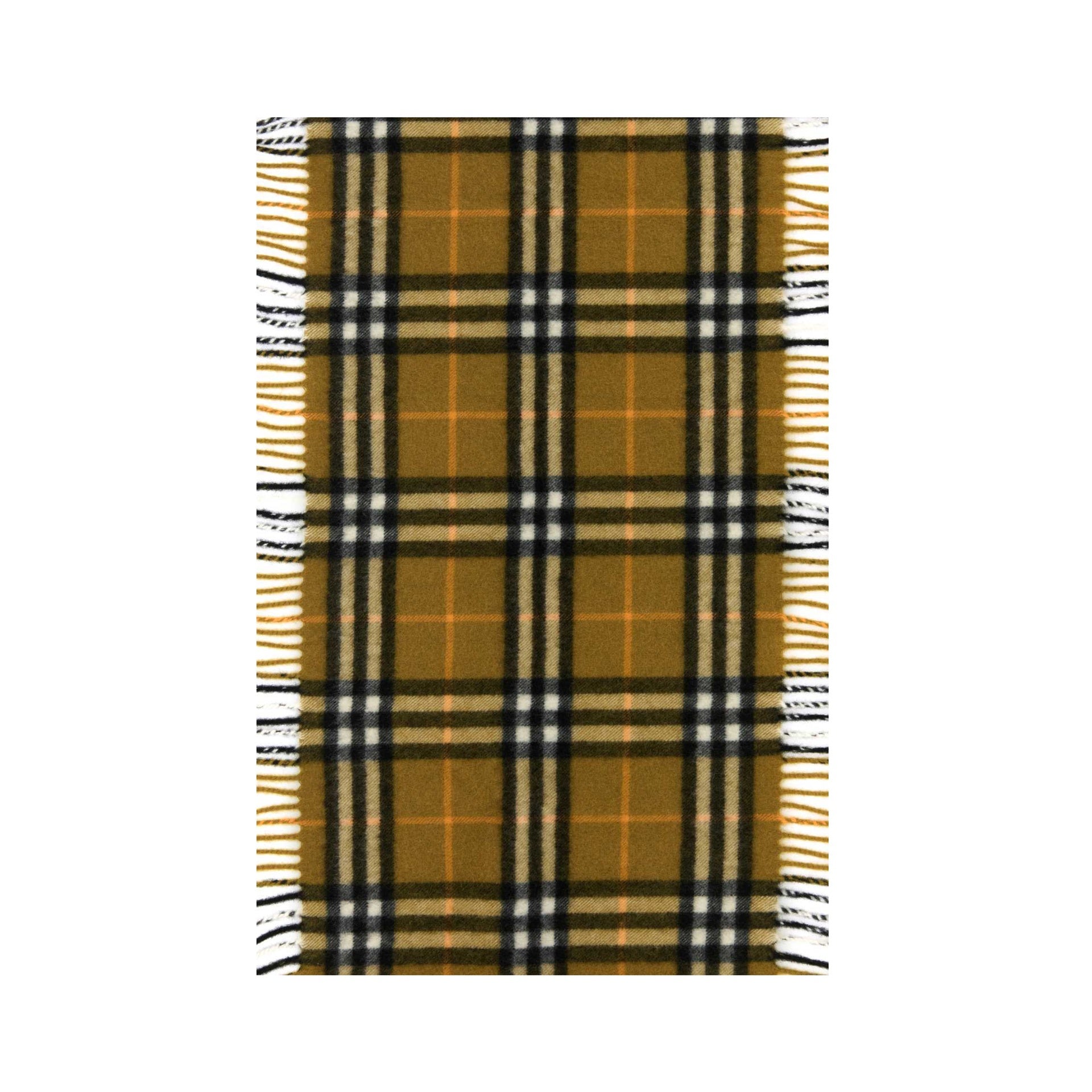 BURBERRY Classic Cashmere Check Scarf 155 cm x 30 cm