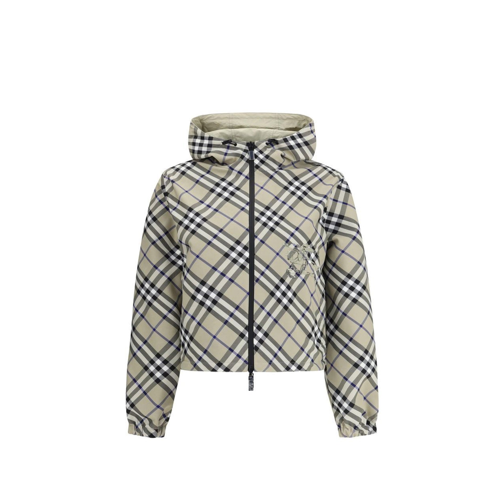 BURBERRY Reversible Cropped Jacket for Women