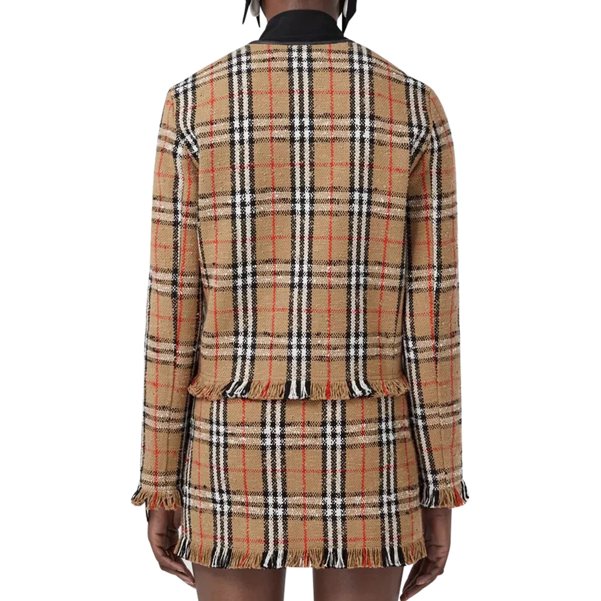 BURBERRY Vintage Check Motif Jacket for Women