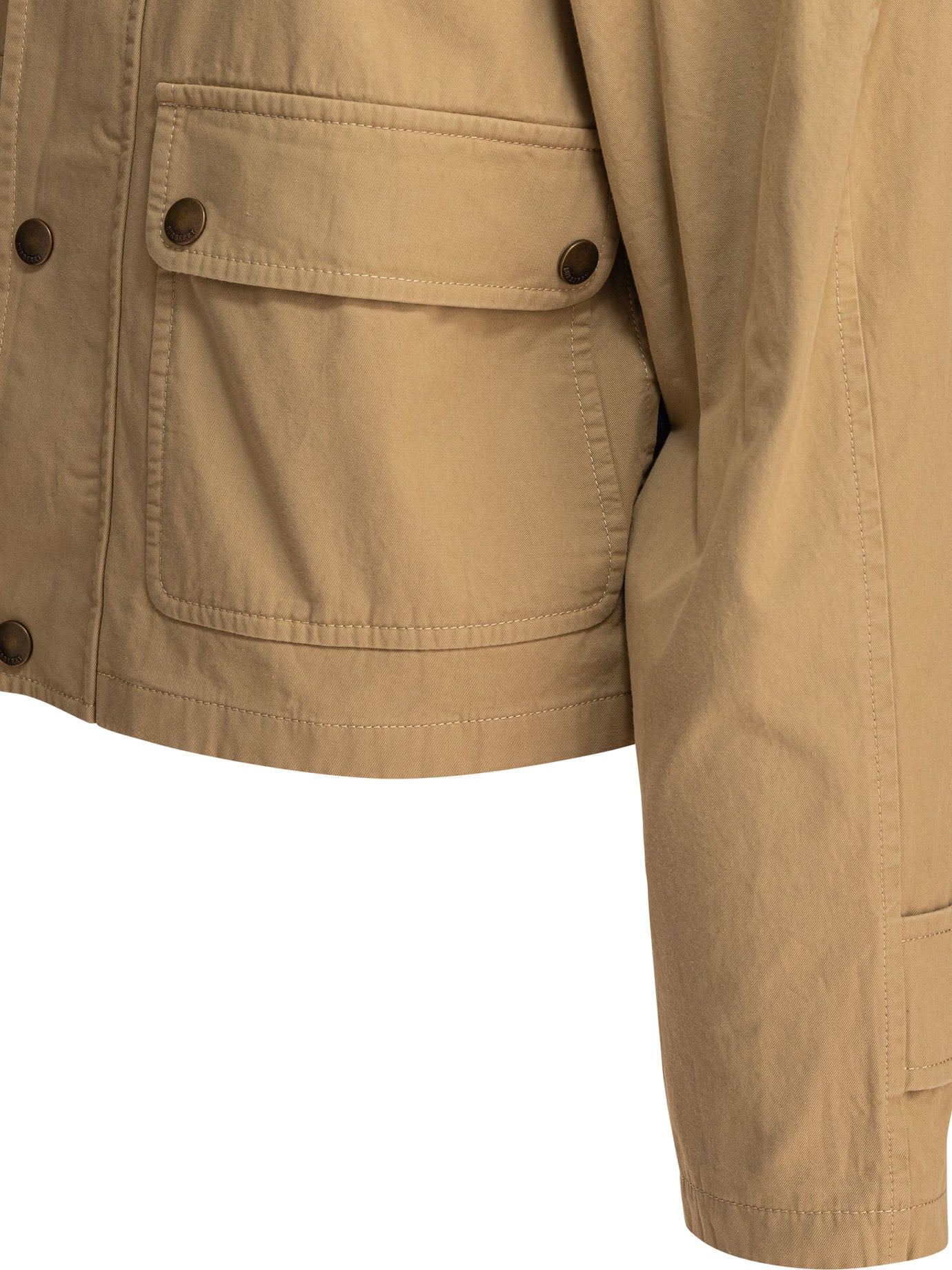 BURBERRY Cotton Cropped Jacket for Women