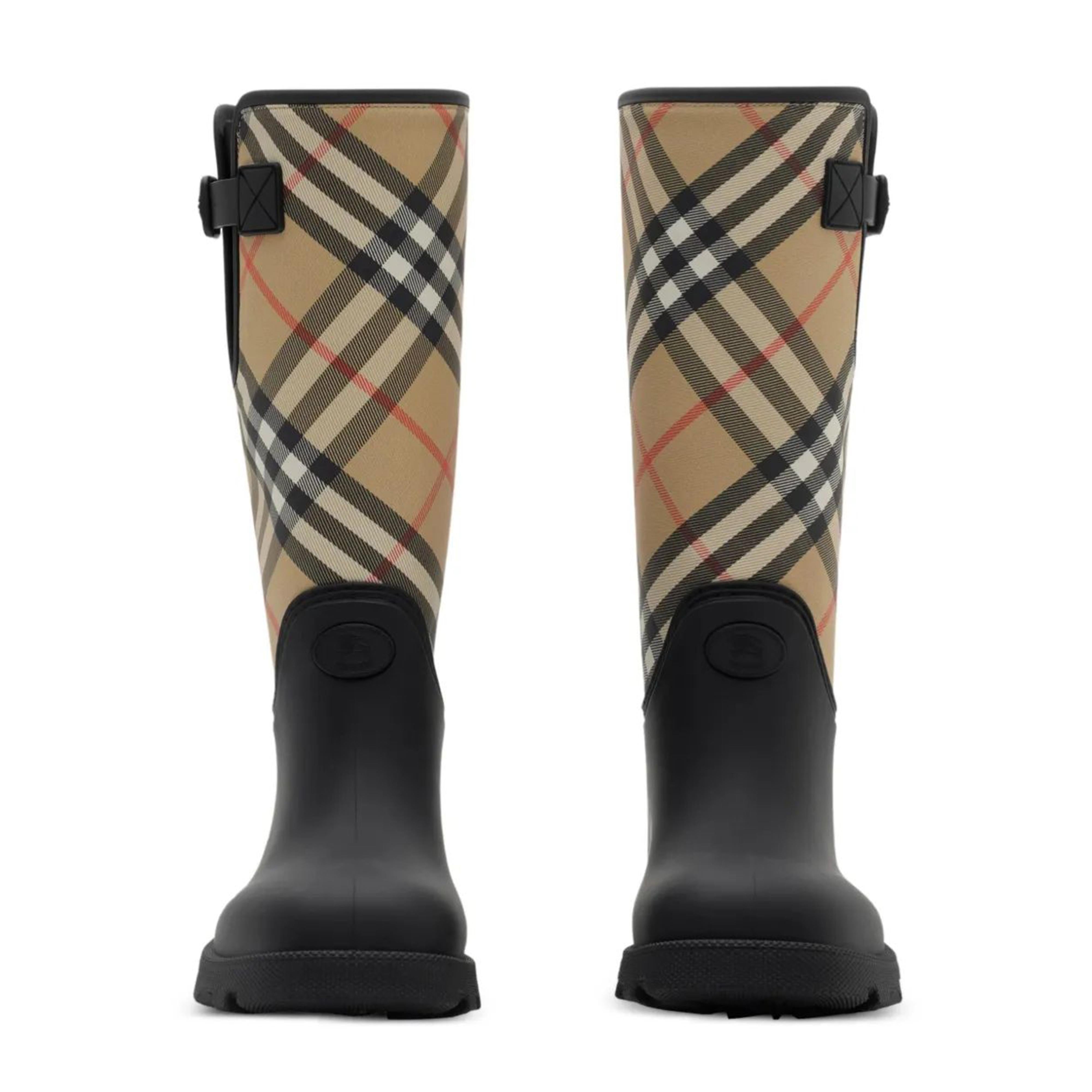 BURBERRY High Ankle Boots with Marsh Stamp