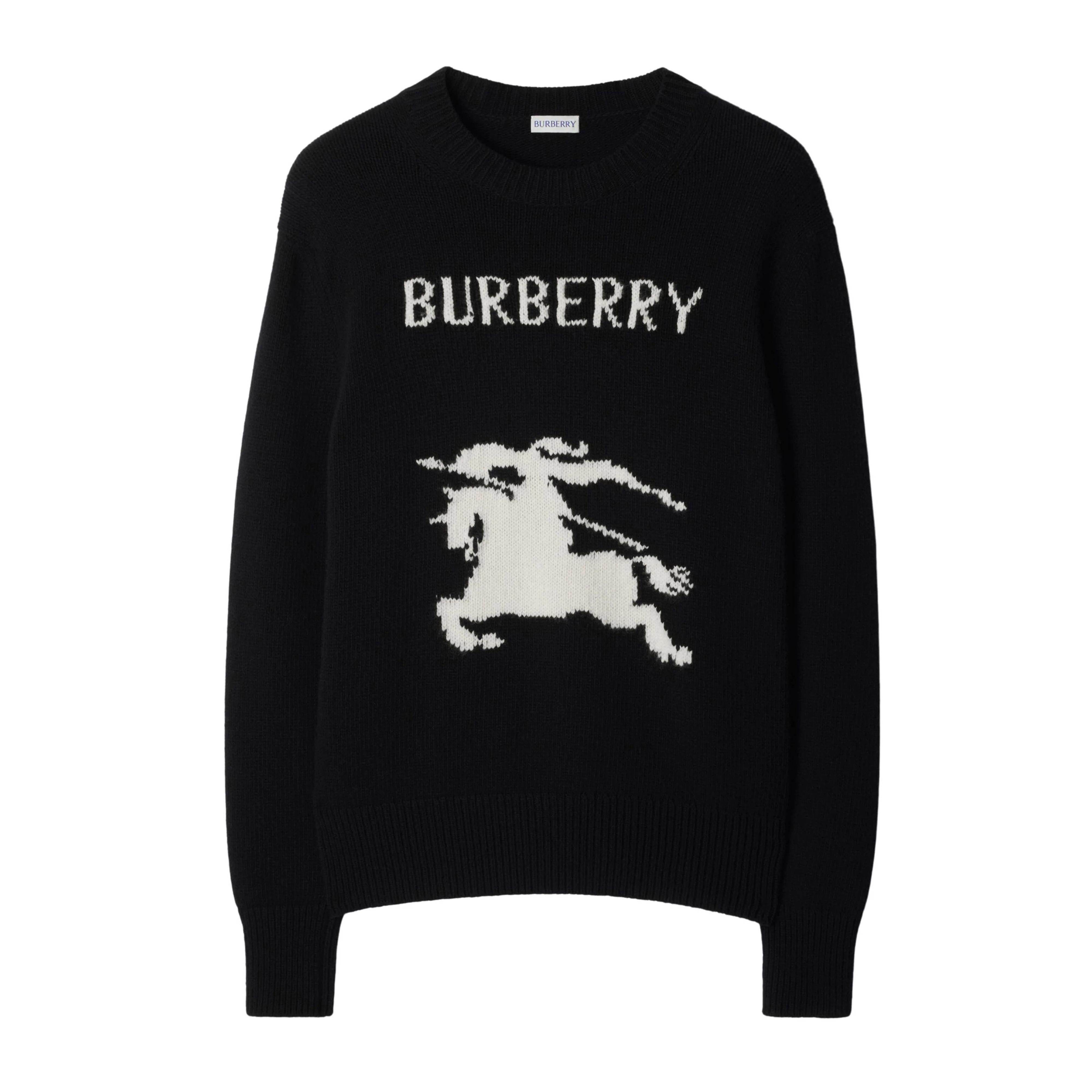 BURBERRY Luxury Wool Blend Sweater for Men - Spring Summer 25