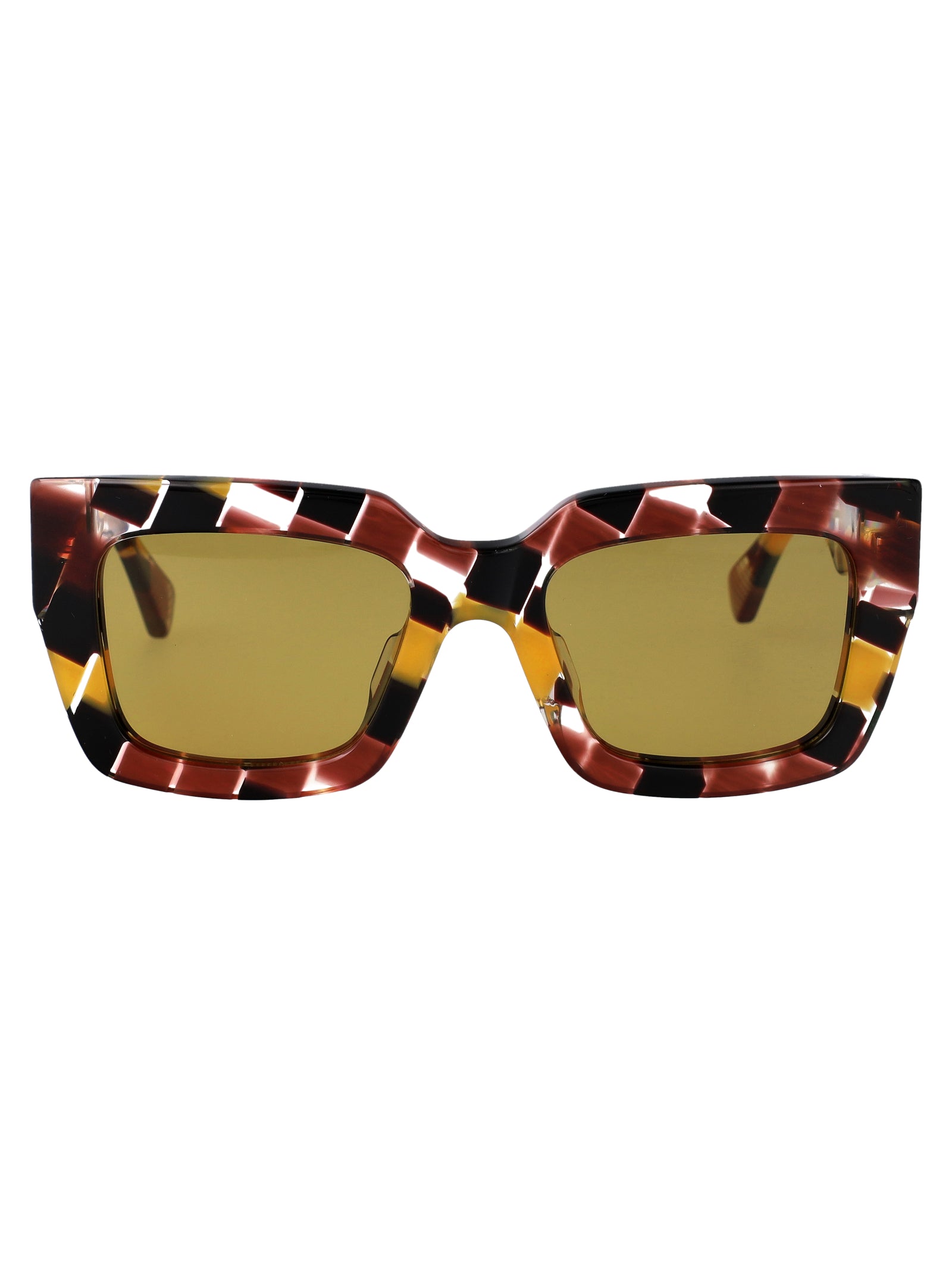 BOTTEGA VENETA Multicolor Acetate Sunglasses for Women - SS25 Collection