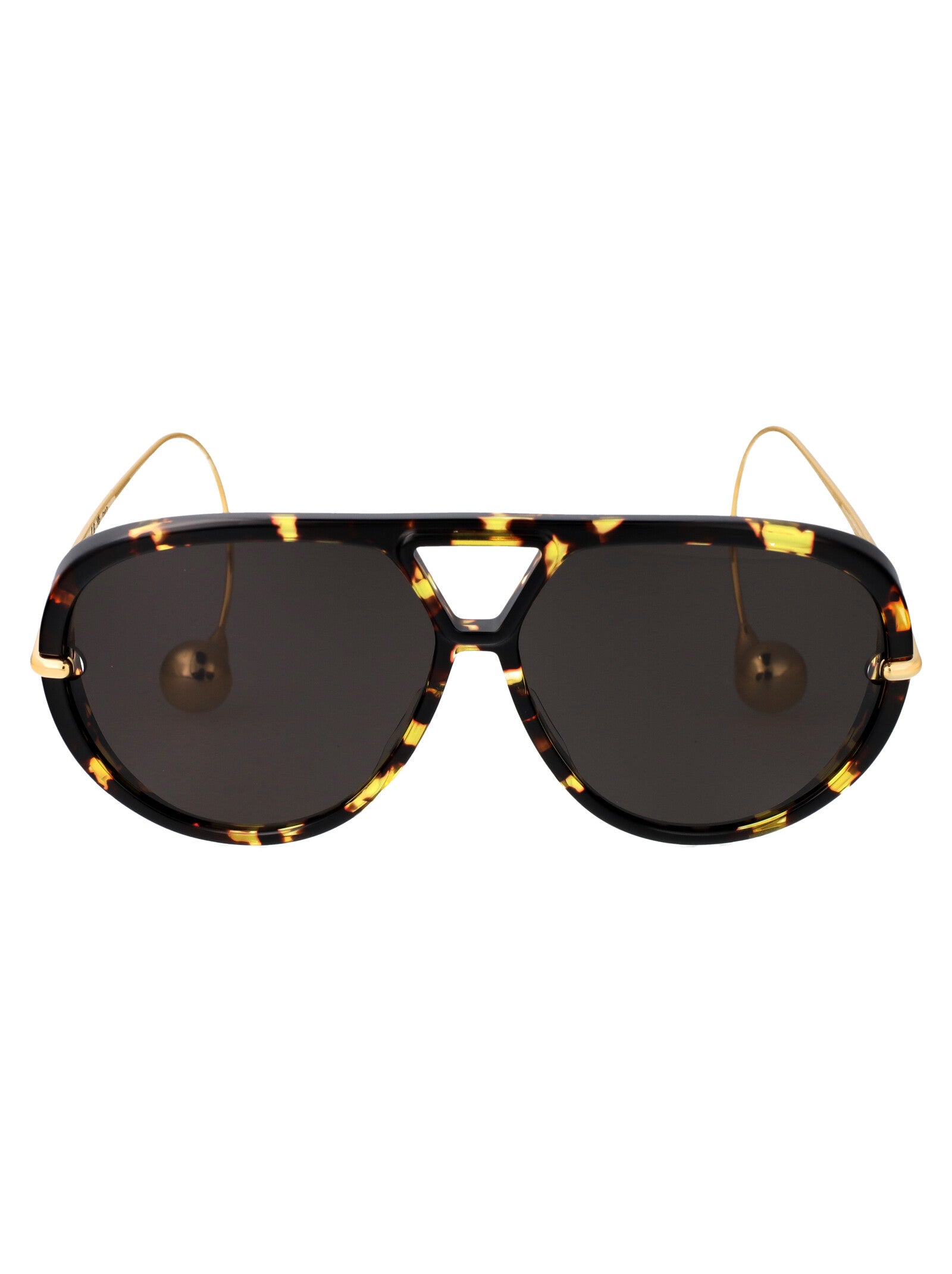 BOTTEGA VENETA Elegant Metal Sunglasses for Women - SS25 Collection