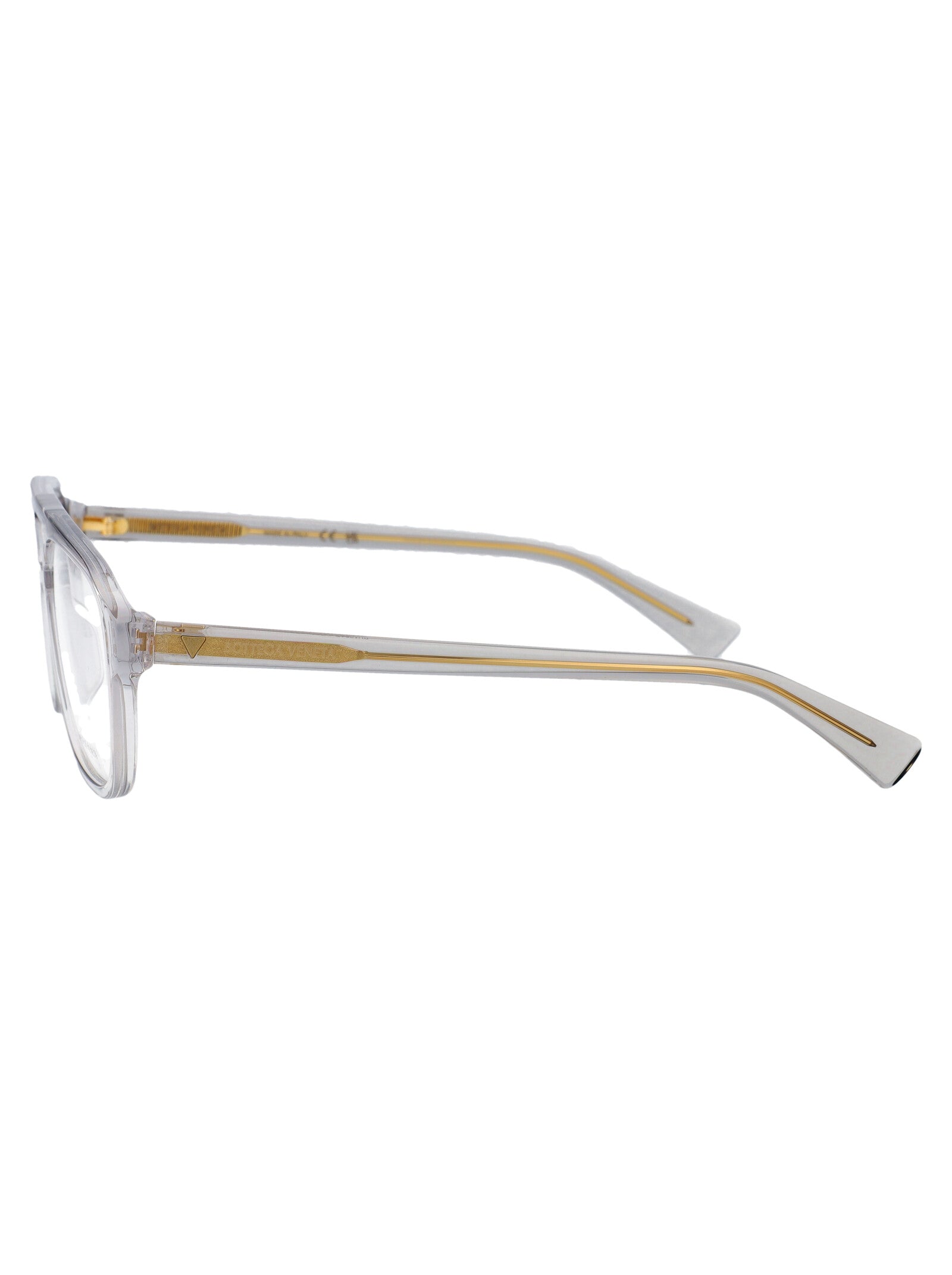 BOTTEGA VENETA Transparent Acetate Optical Glasses for Men