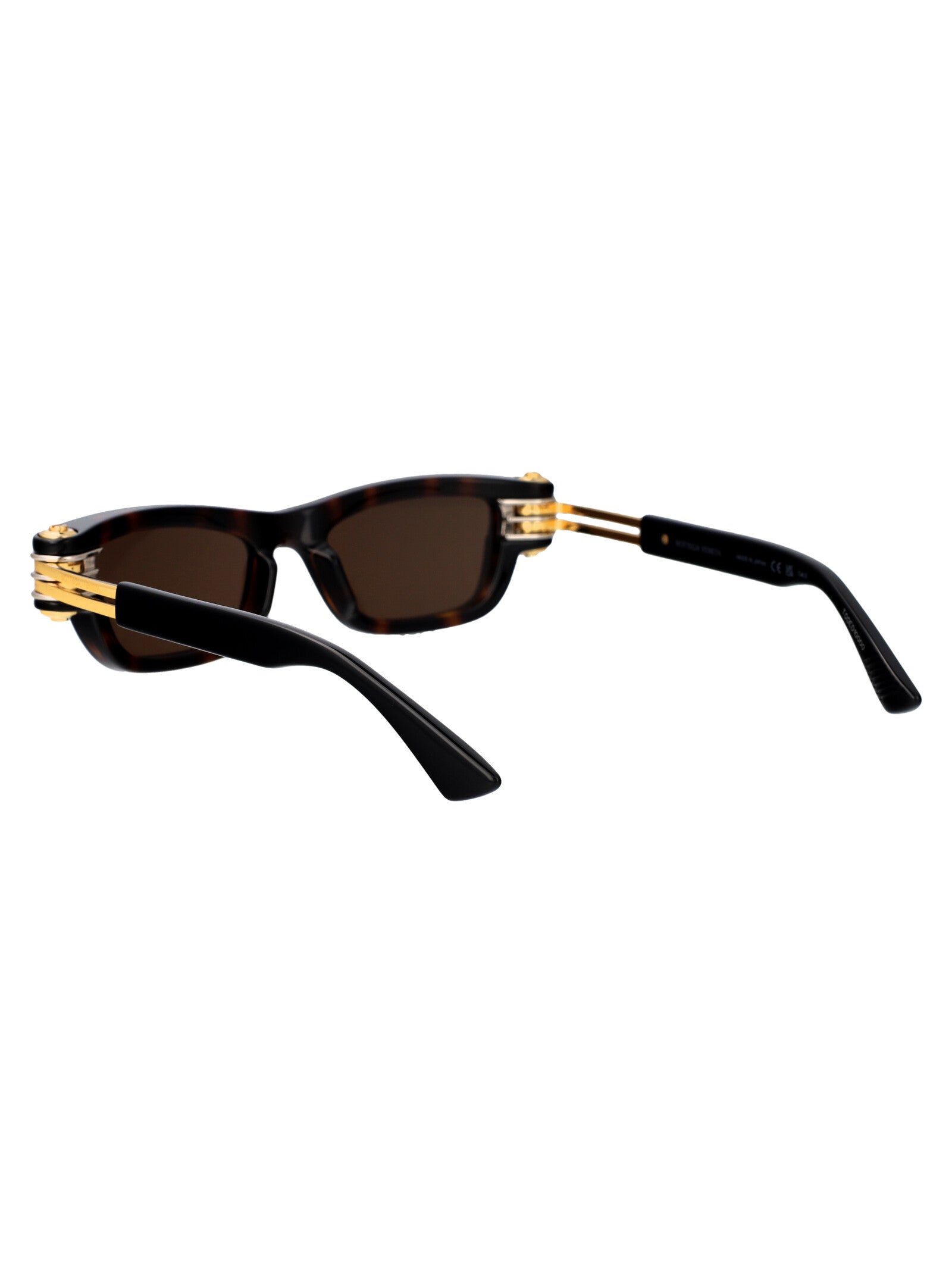 BOTTEGA VENETA Unisex Metallic Havana Sunglasses