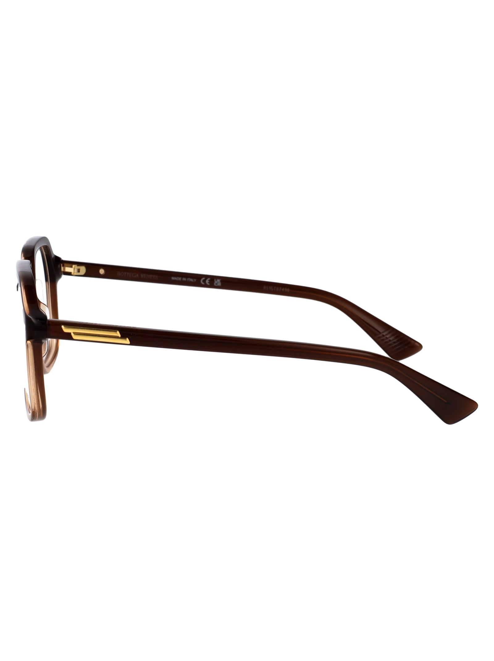 BOTTEGA VENETA Transparent Recycled Acetate Optical Glasses