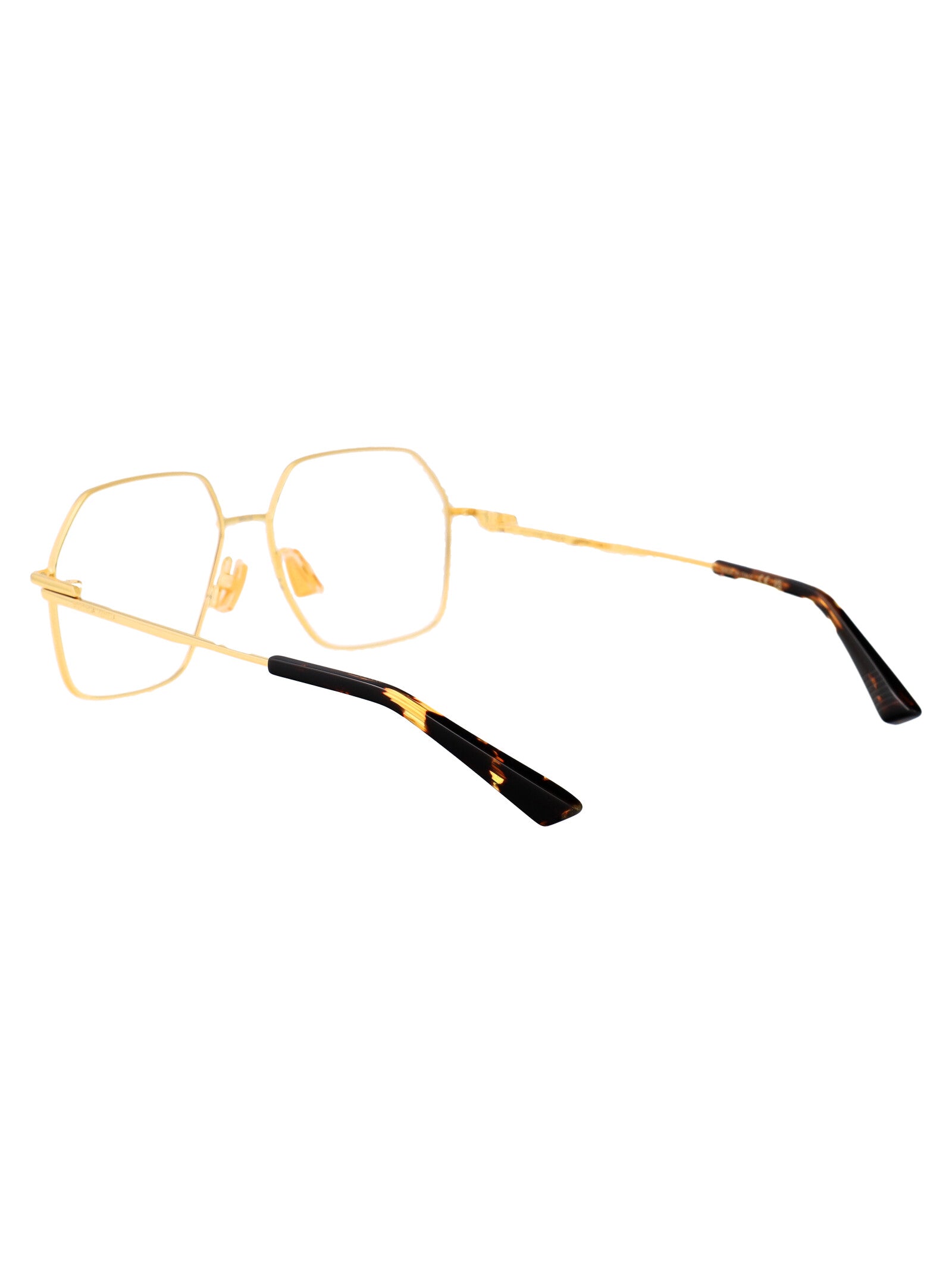 BOTTEGA VENETA Gold Metal Optical Glasses for Women - BV1332O