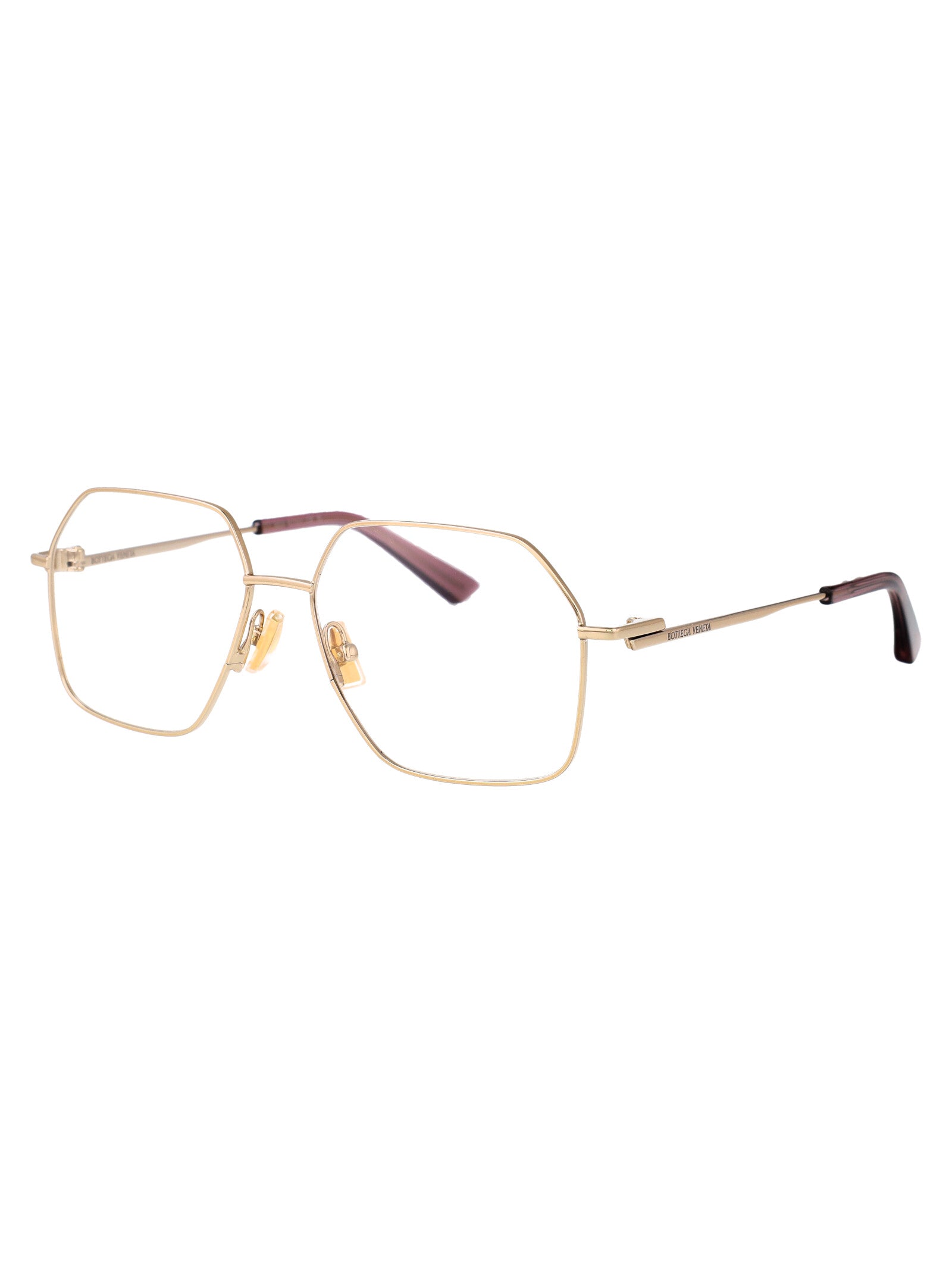 BOTTEGA VENETA Elegant Metal Optical Glasses for Women