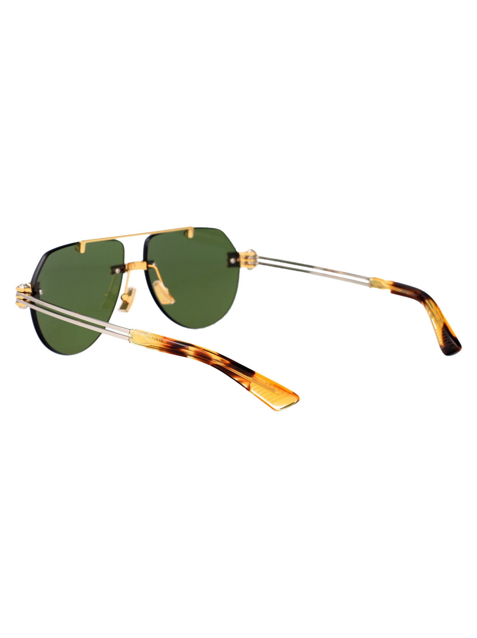 BOTTEGA VENETA Stylish Metal Frame Sunglasses for Men