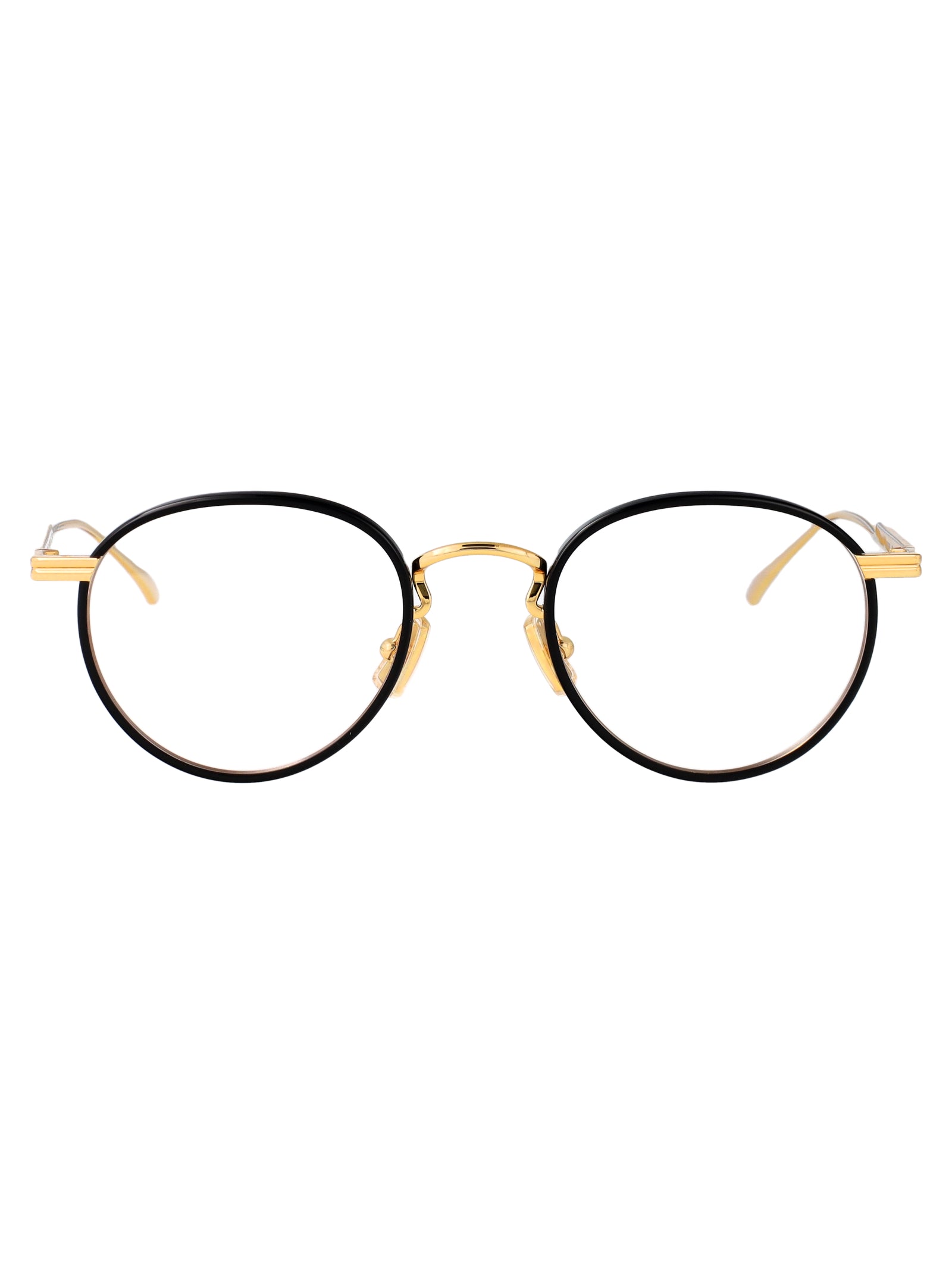 BOTTEGA VENETA Transparent Metal Sunglasses for Men