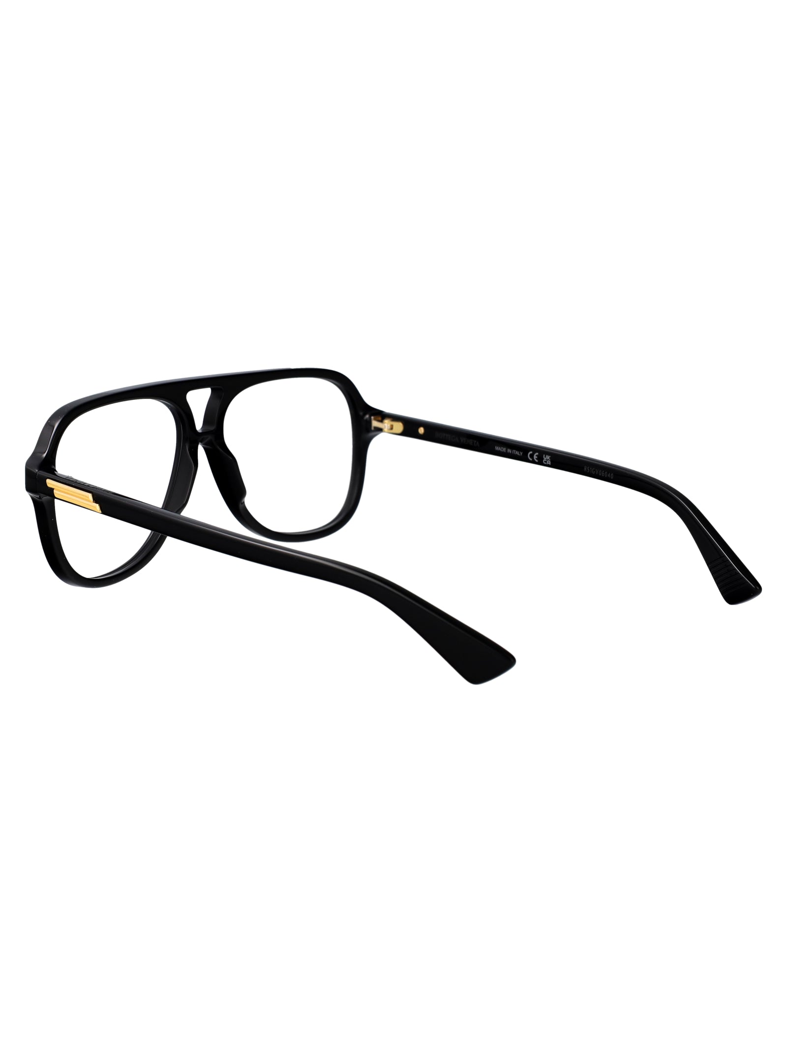 BOTTEGA VENETA Transparent Recycled Acetate Unisex Optical Glasses