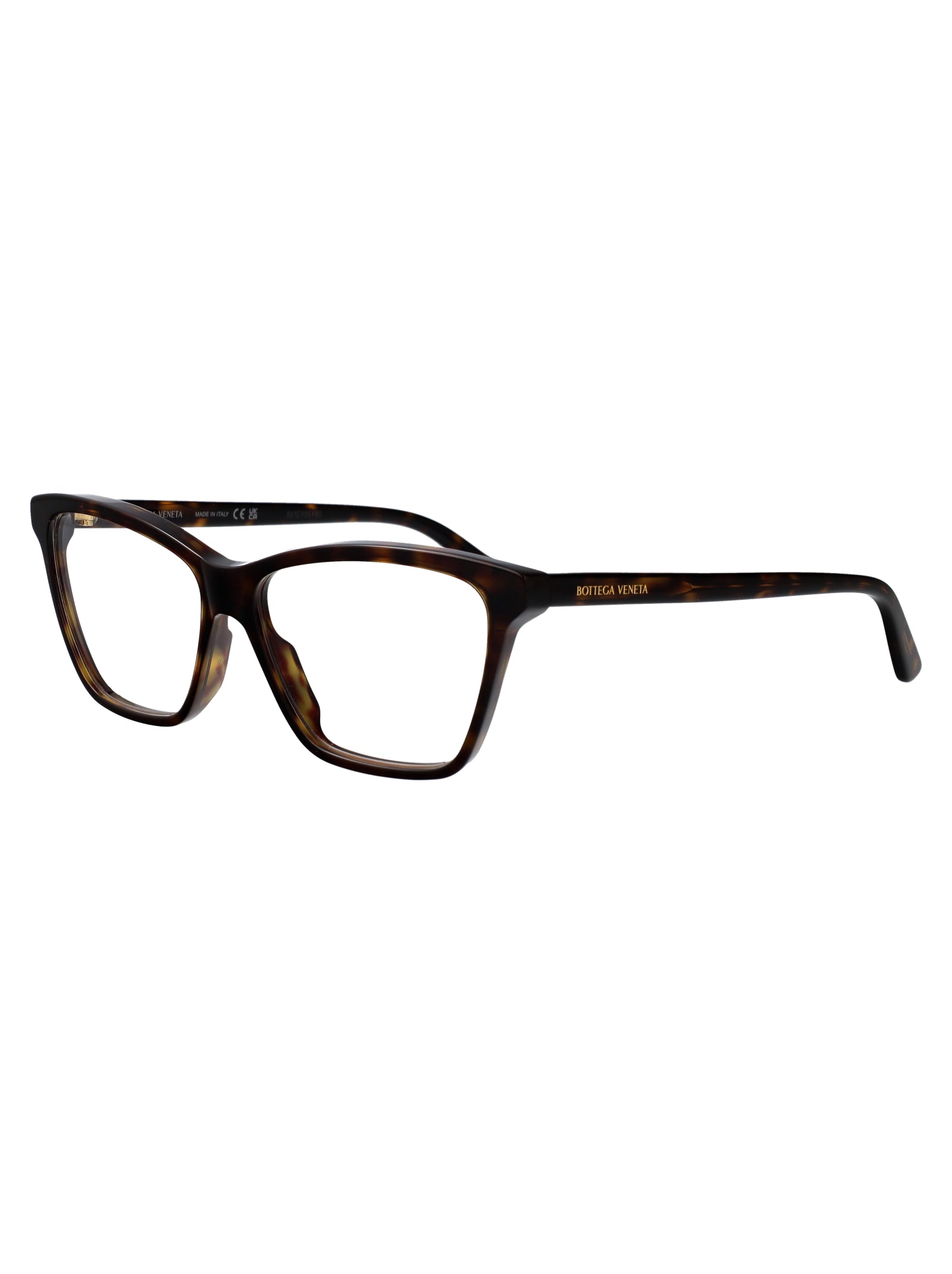 BOTTEGA VENETA Transparent Recycled Acetate Optical Glasses for Women