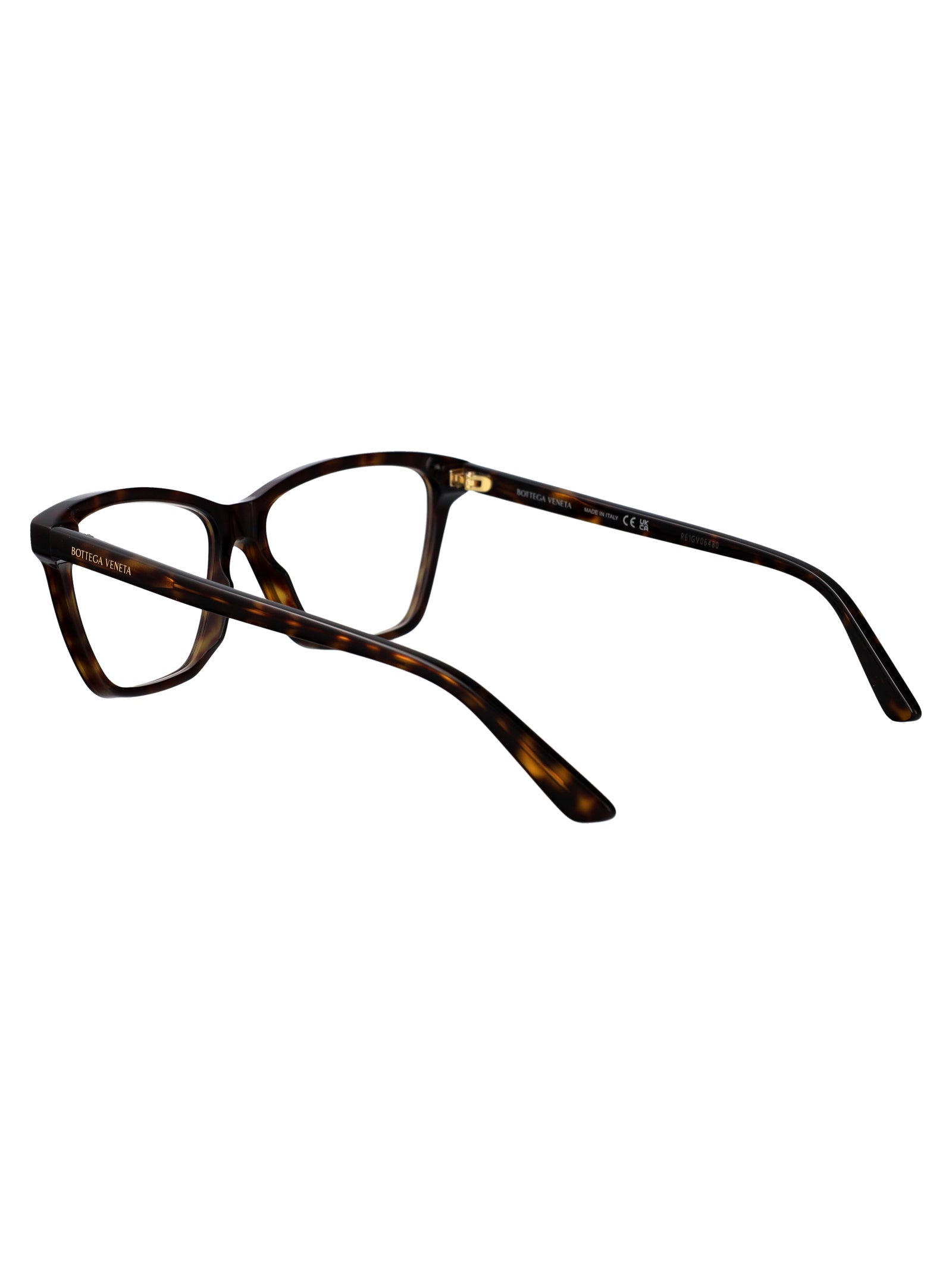 BOTTEGA VENETA Transparent Recycled Acetate Optical Glasses for Women