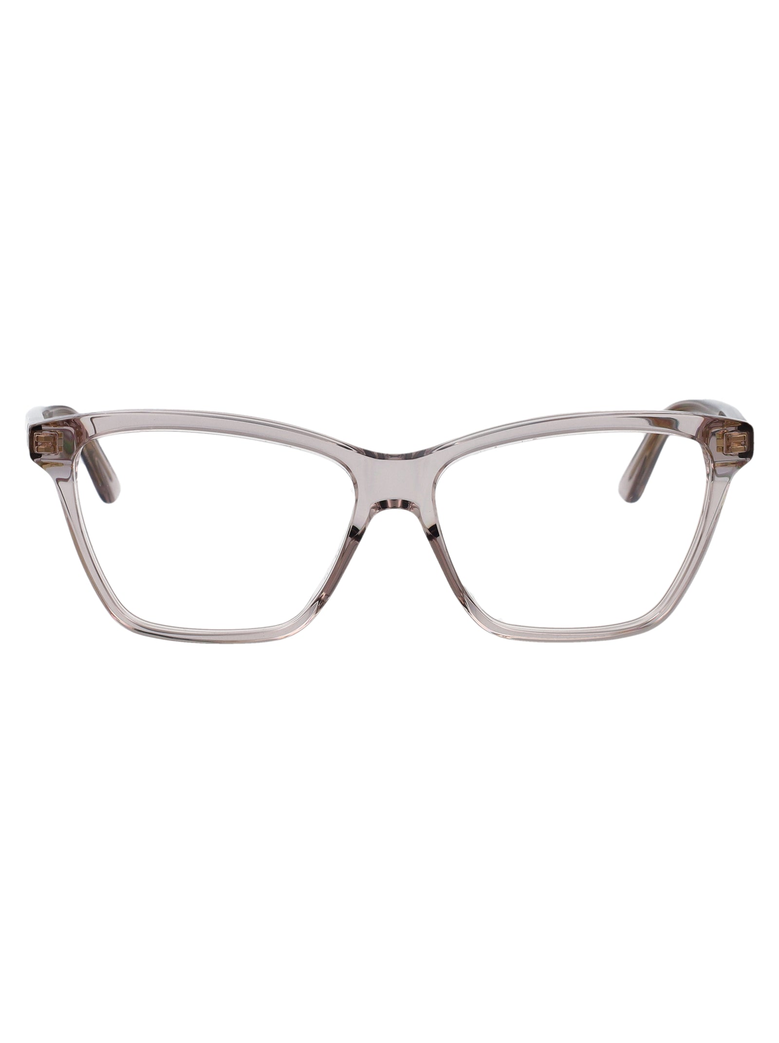 BOTTEGA VENETA Transparent Recycled Acetate Optical Glasses for Women
