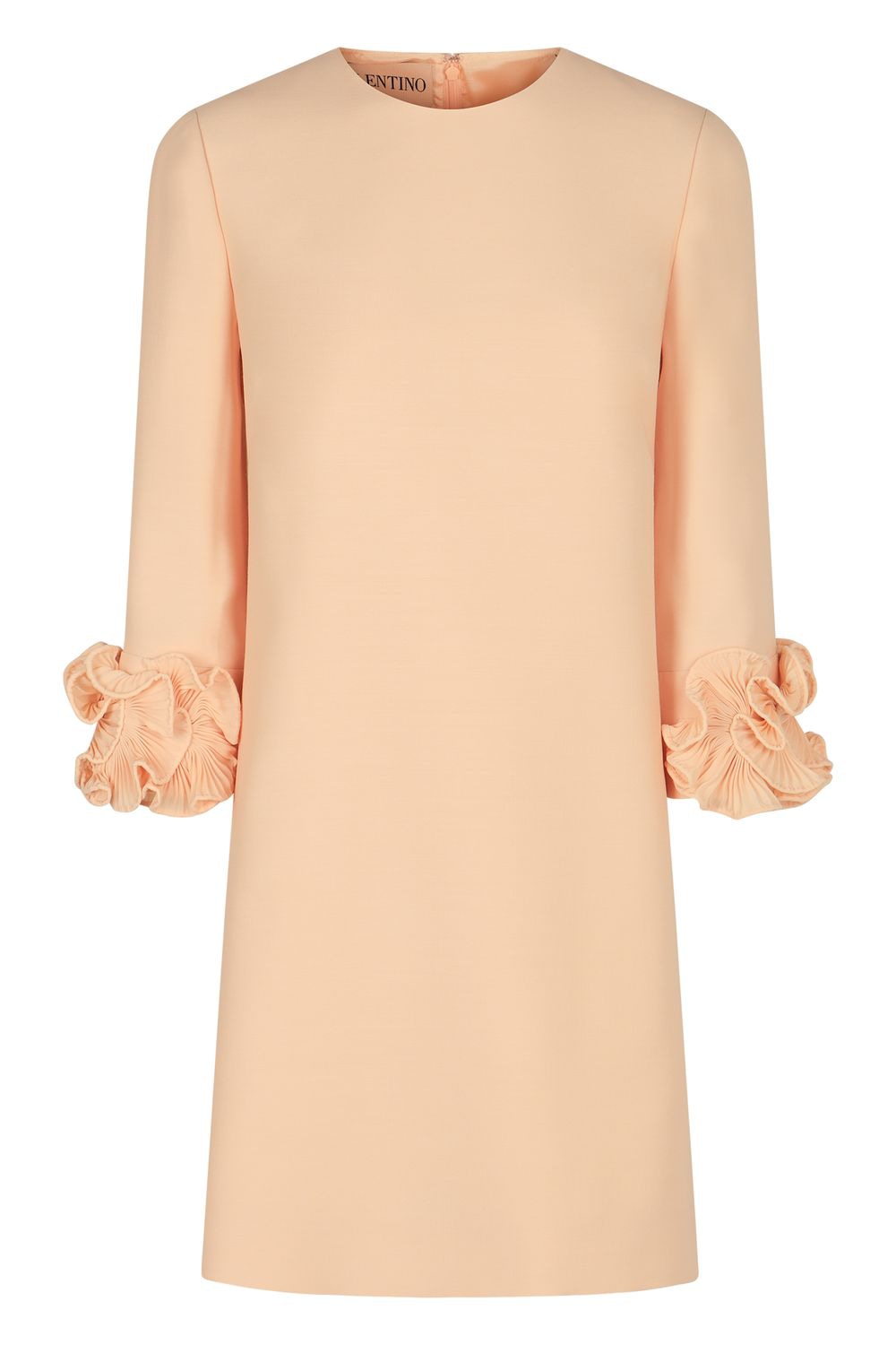 VALENTINO GARAVANI Creased Pleated Couture Dress