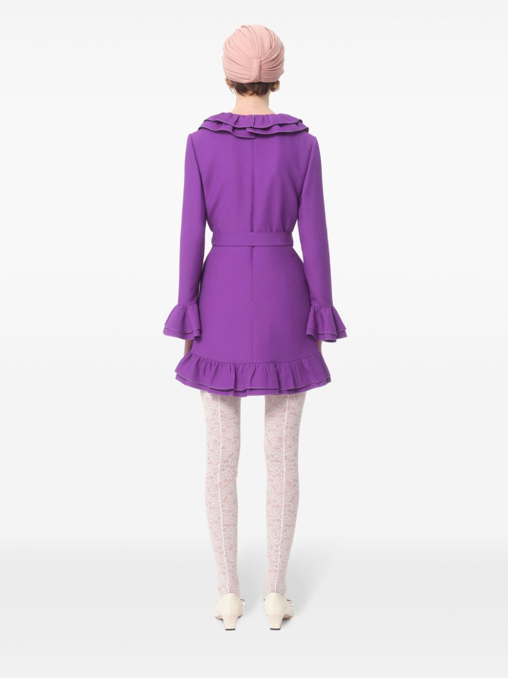 VALENTINO Mini Crepe Couture Dress