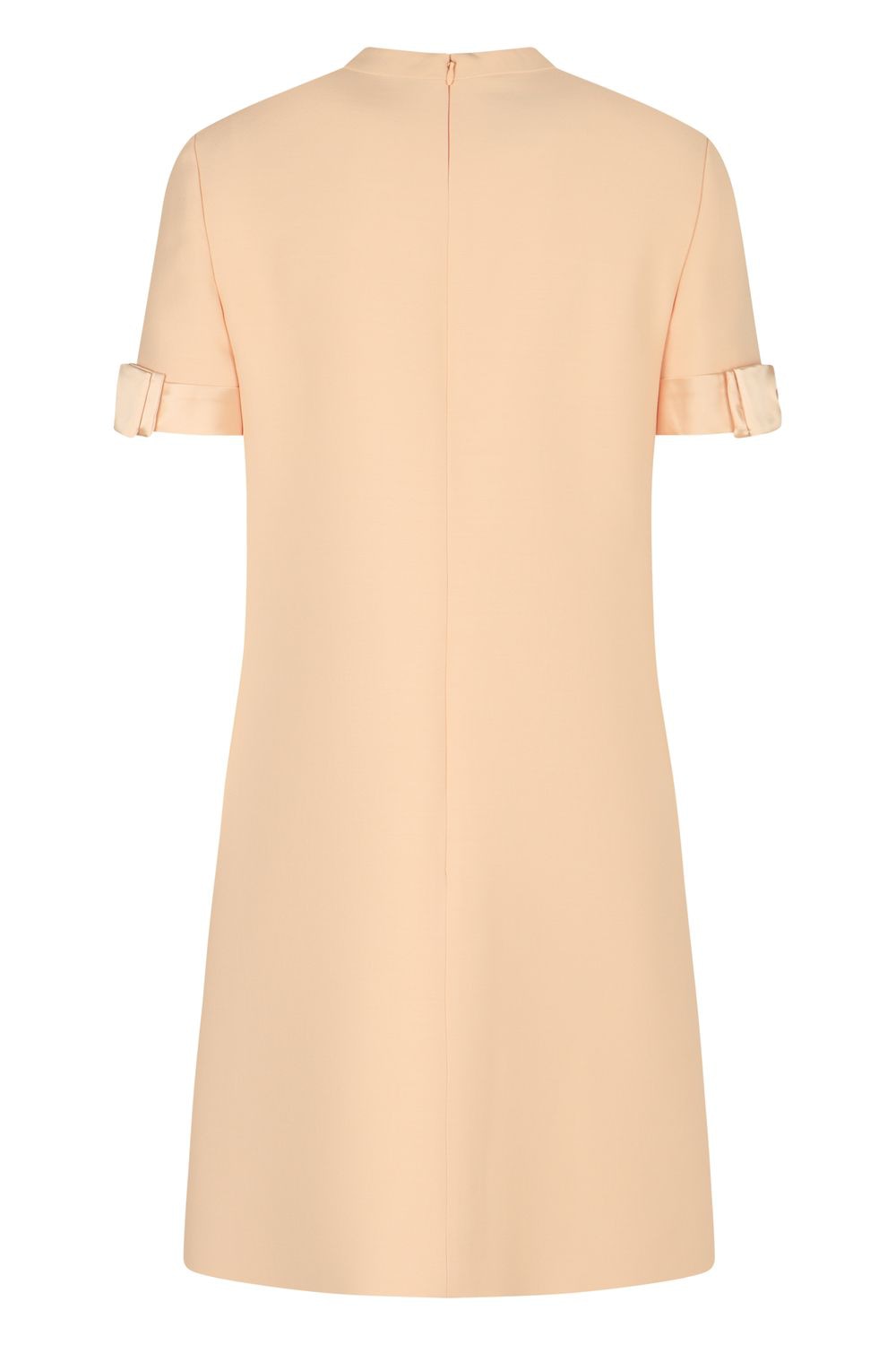 VALENTINO GARAVANI Creased Pleated Couture Dress with Decorative Bows