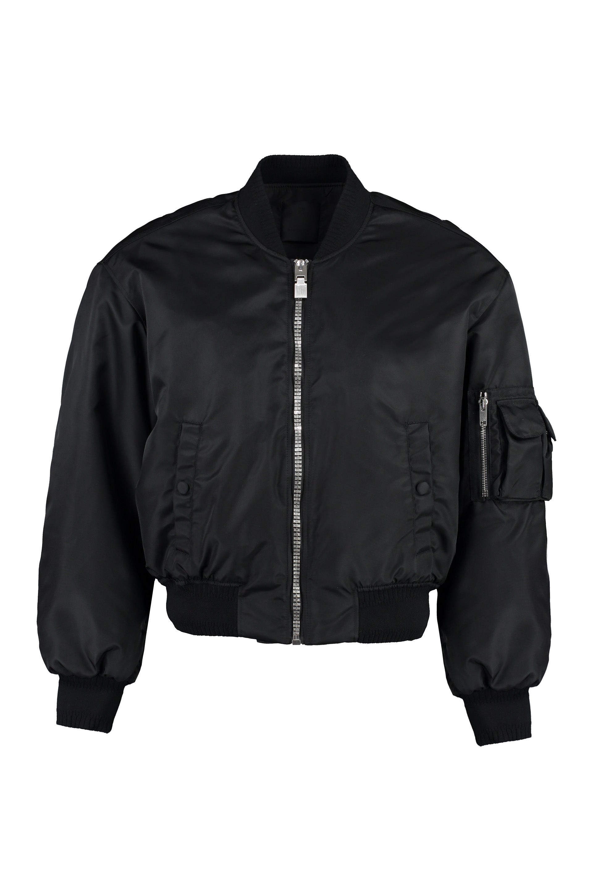 GIVENCHY Lightweight Logo Nylon Bomber Jacket