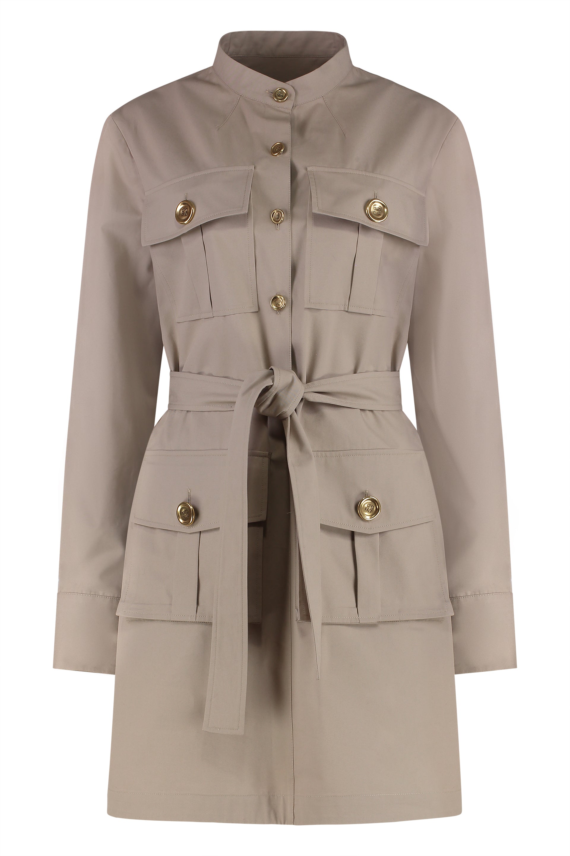 GIVENCHY Chic Safari Poplin Mini Dress for Women