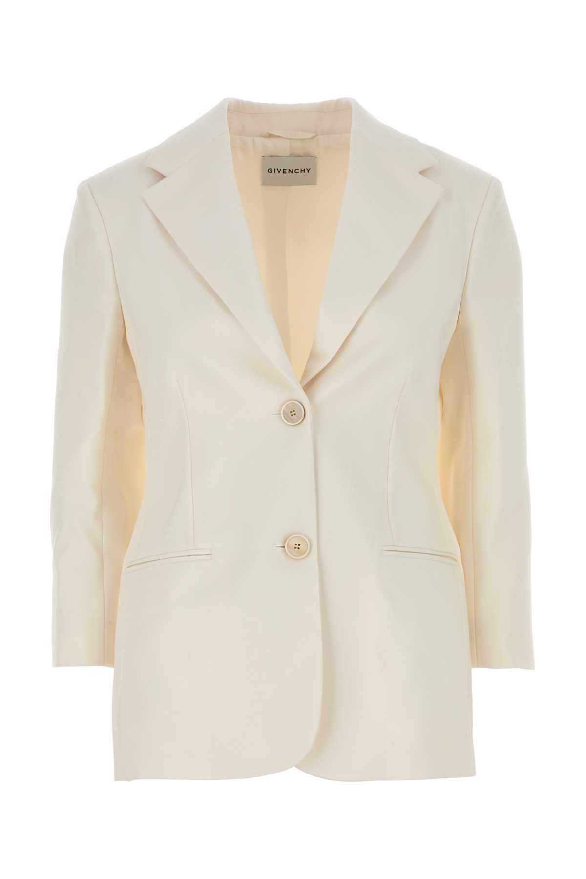 GIVENCHY Classic Women's Wool Blazer - Single Breasted, 2 Buttons