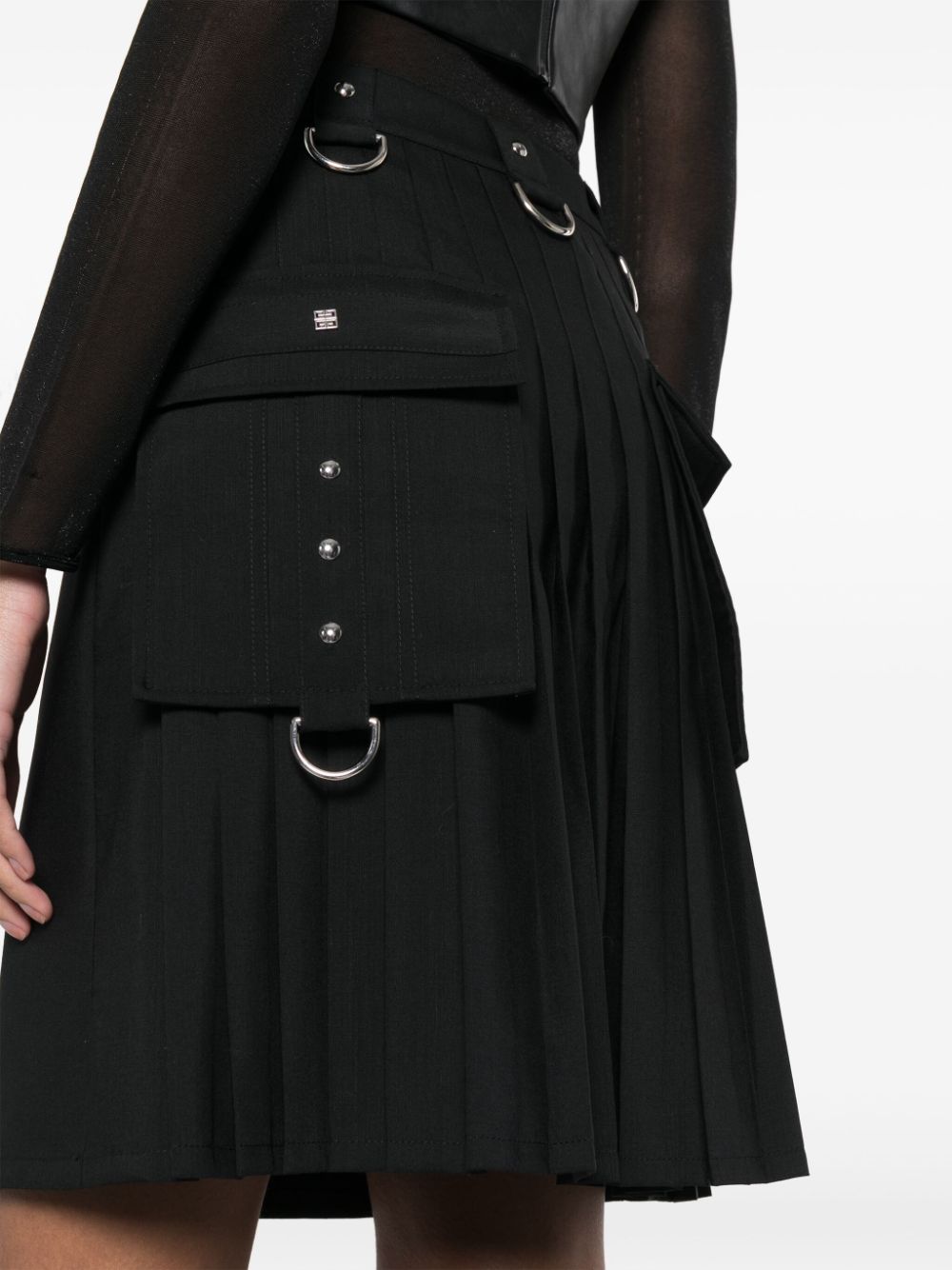 GIVENCHY Classic Kilt Skirt - Size 40