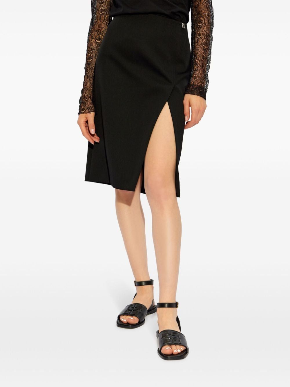 GIVENCHY Classic Wool Mini Skirt for Women