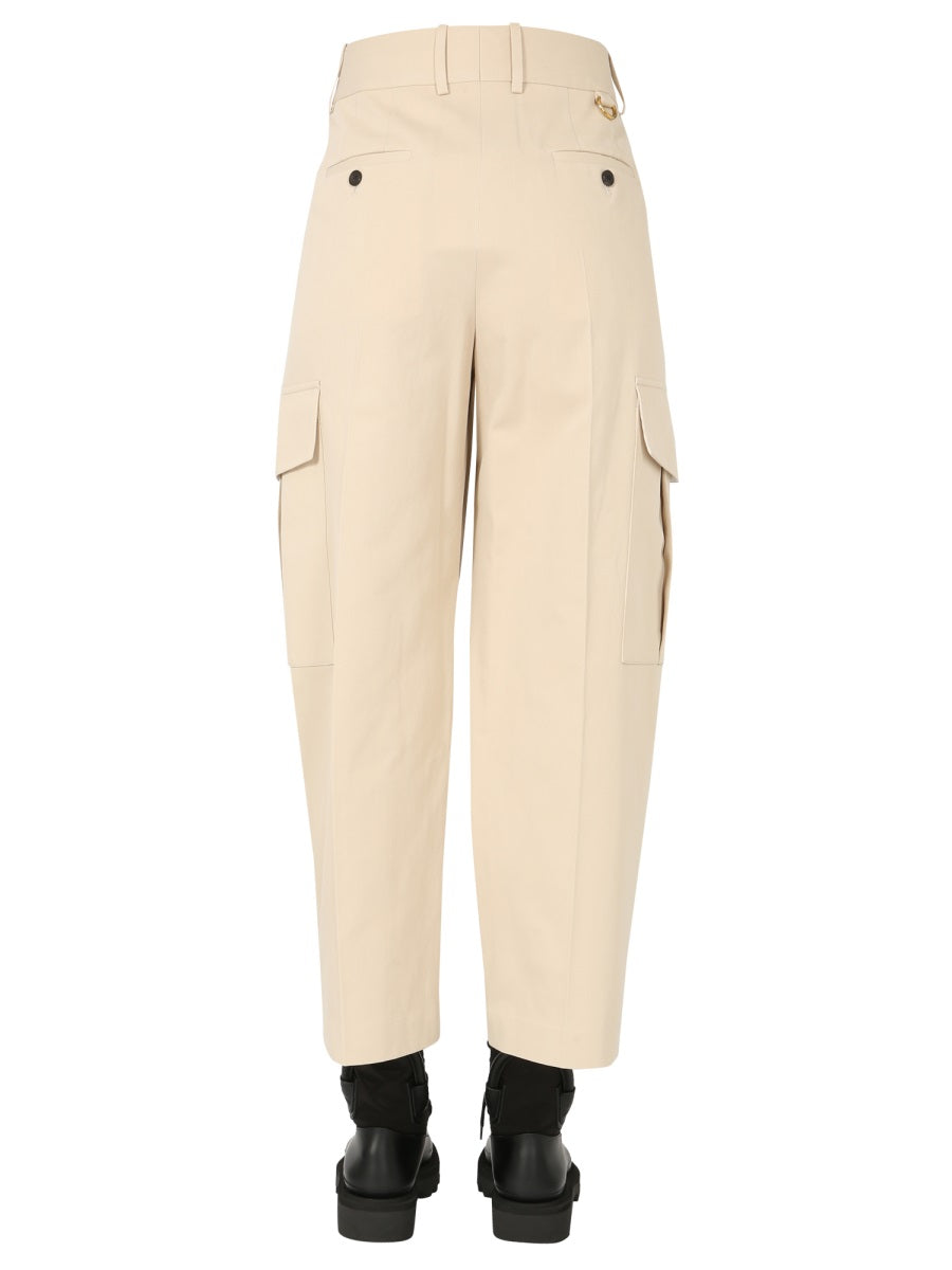 GIVENCHY High-Waist Cargo Pants with Pleats