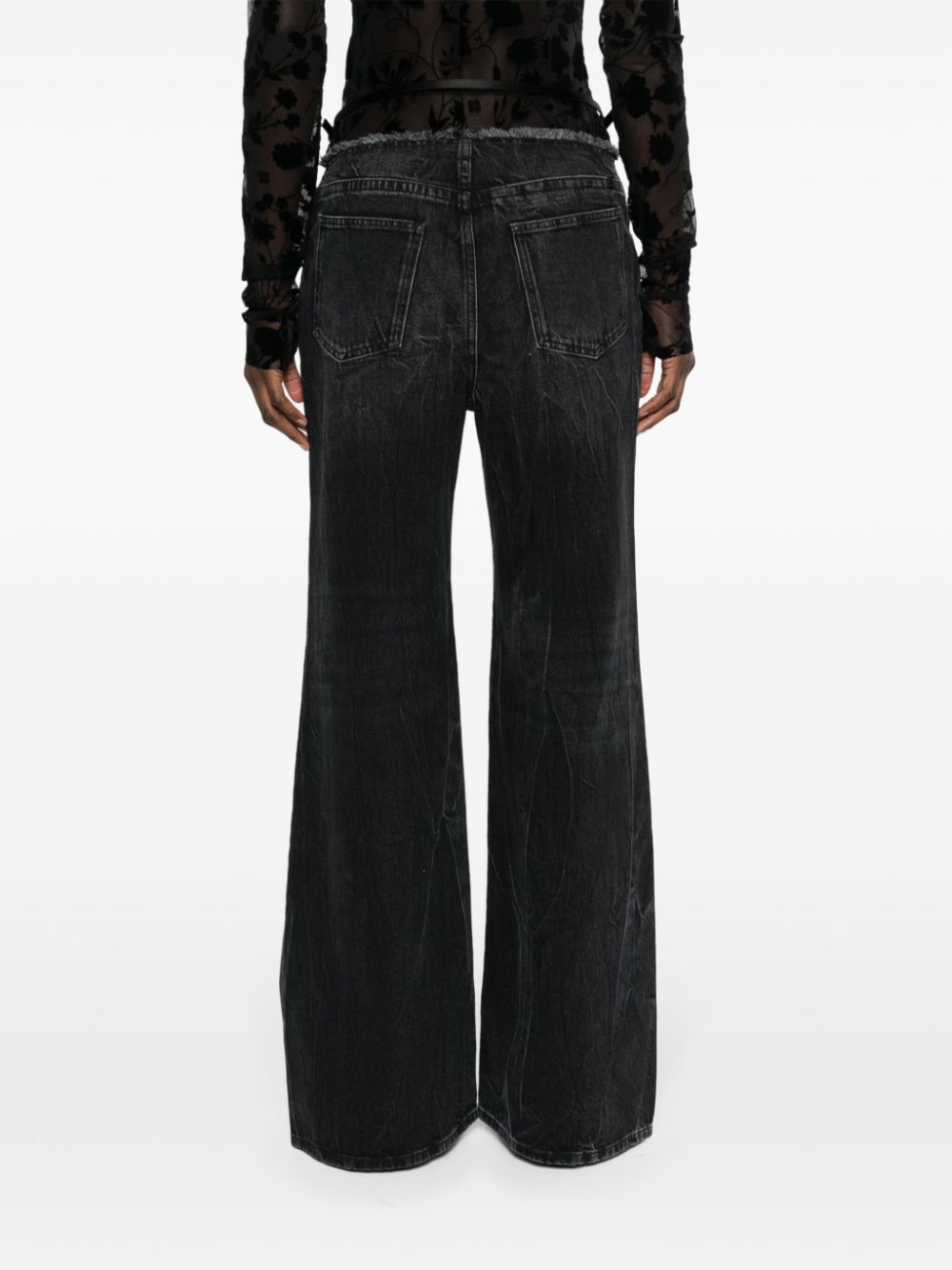 GIVENCHY Wide-Leg Denim Cotton Jeans