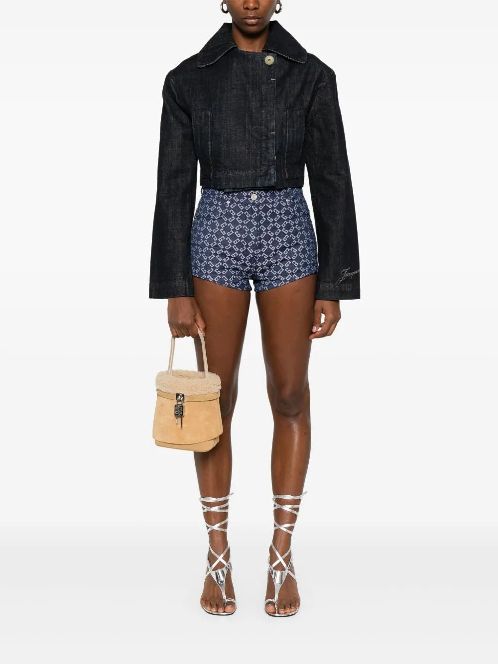 GIVENCHY Cotton Mini Denim Shorts for Women