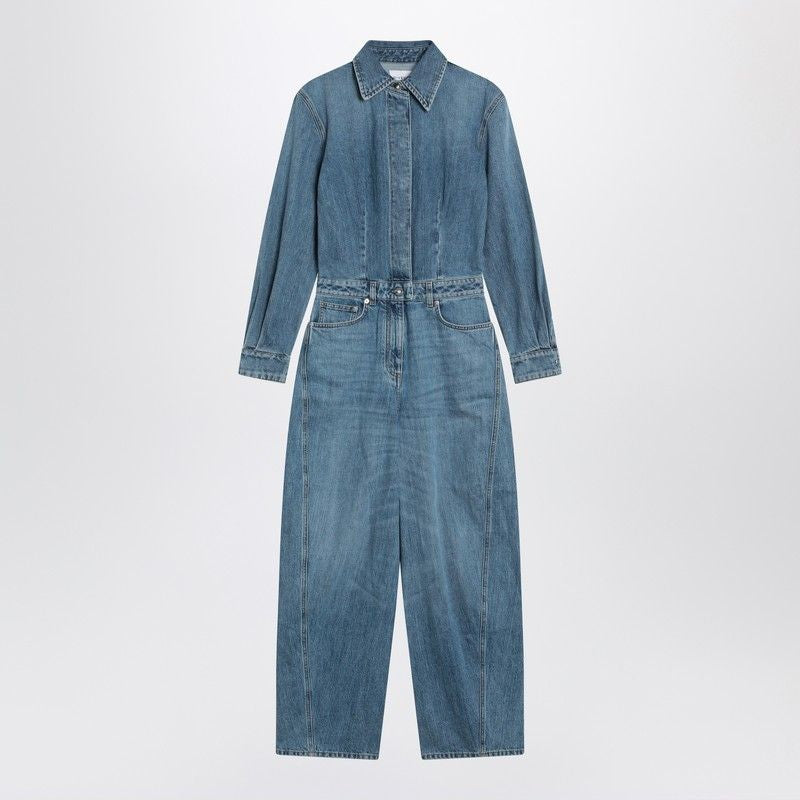 GIVENCHY Denim Jumpsuit - Women's Medium Size