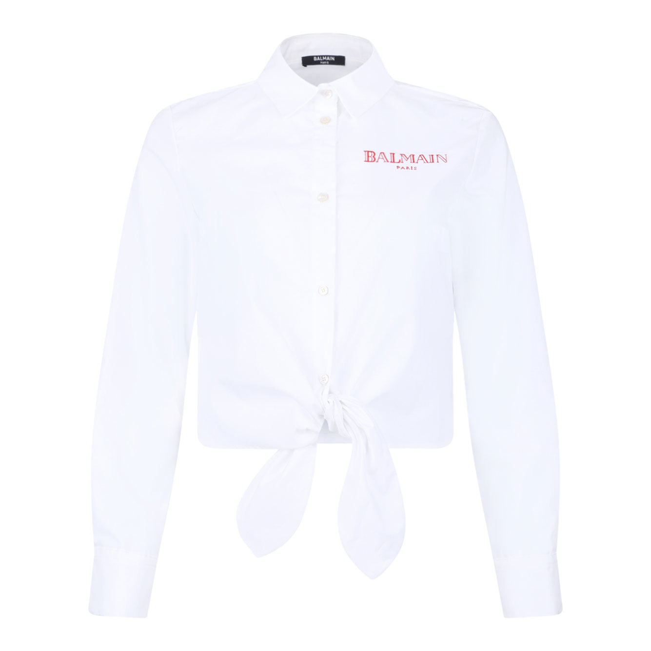 BALMAIN KIDS Girls' Cotton Mini Shirt for Spring/Summer 2025