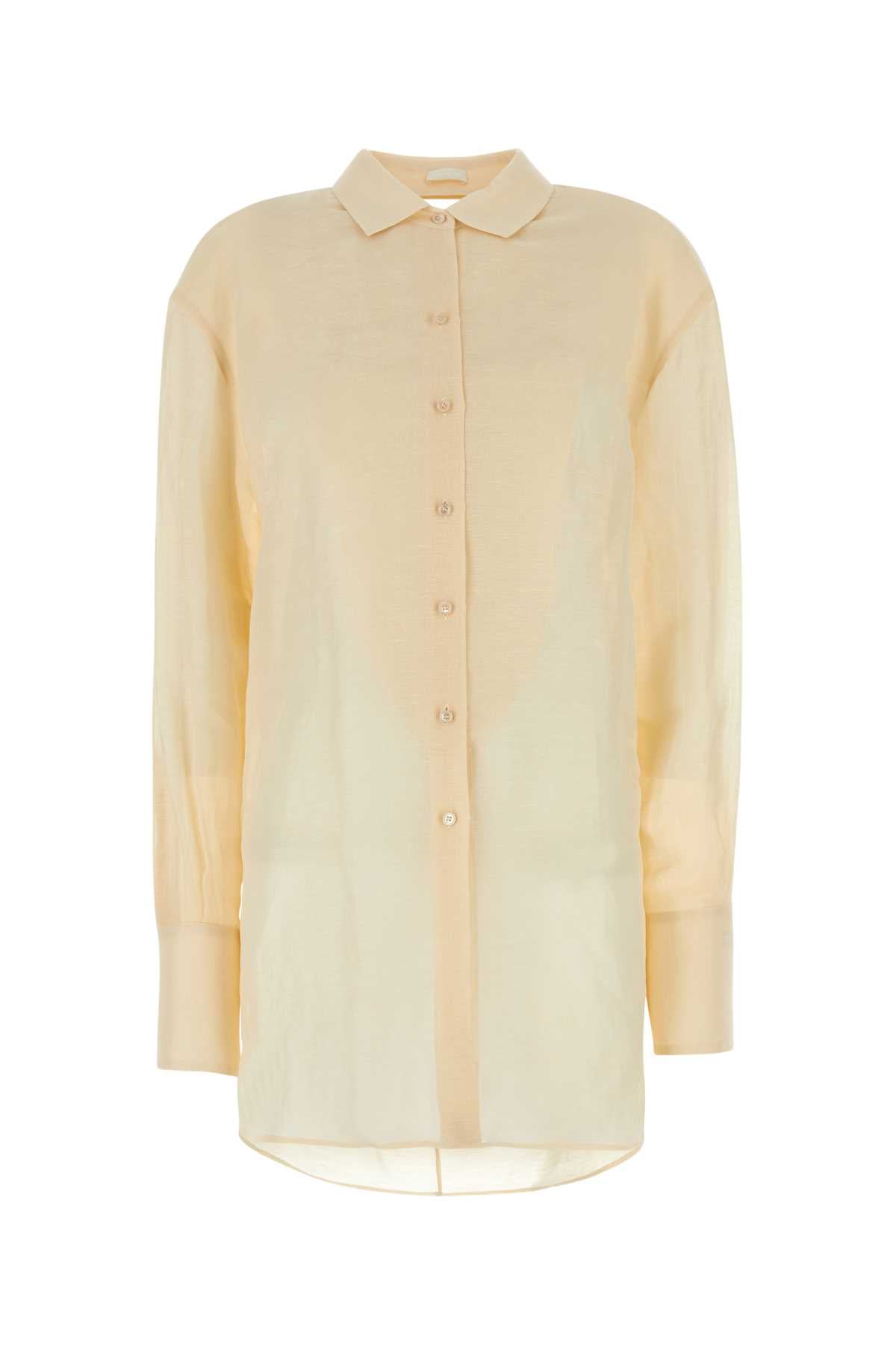 GIVENCHY Oversized Silk Blend Shirt - Women's