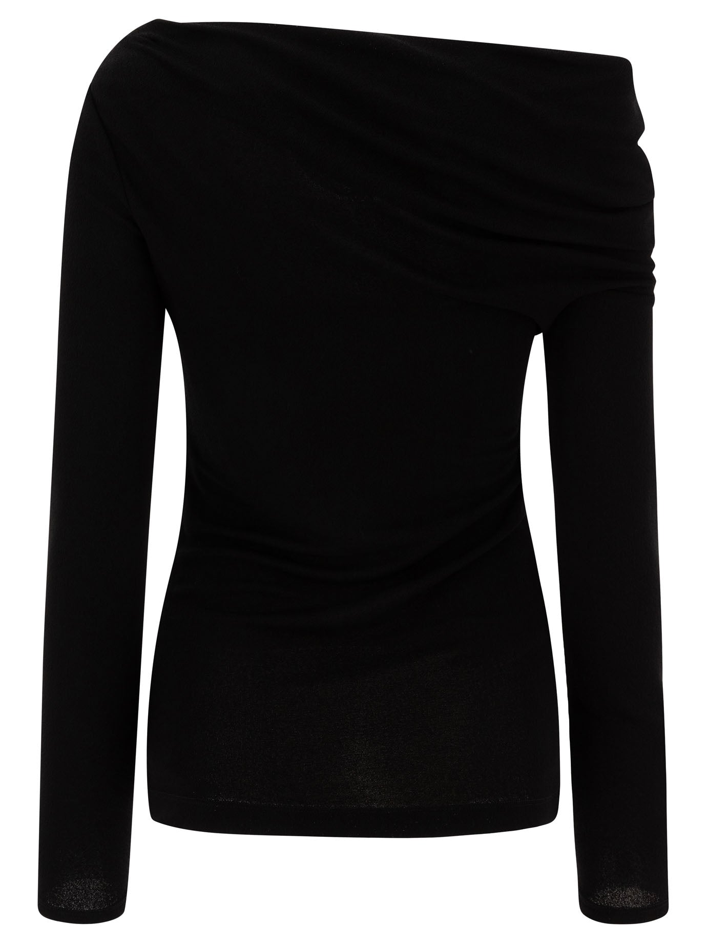 GIVENCHY Slim-Fit Top with Draped Collar for Women