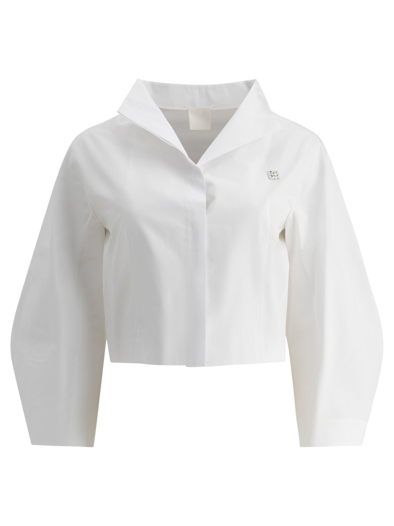GIVENCHY Mini Cropped Poplin Shirt