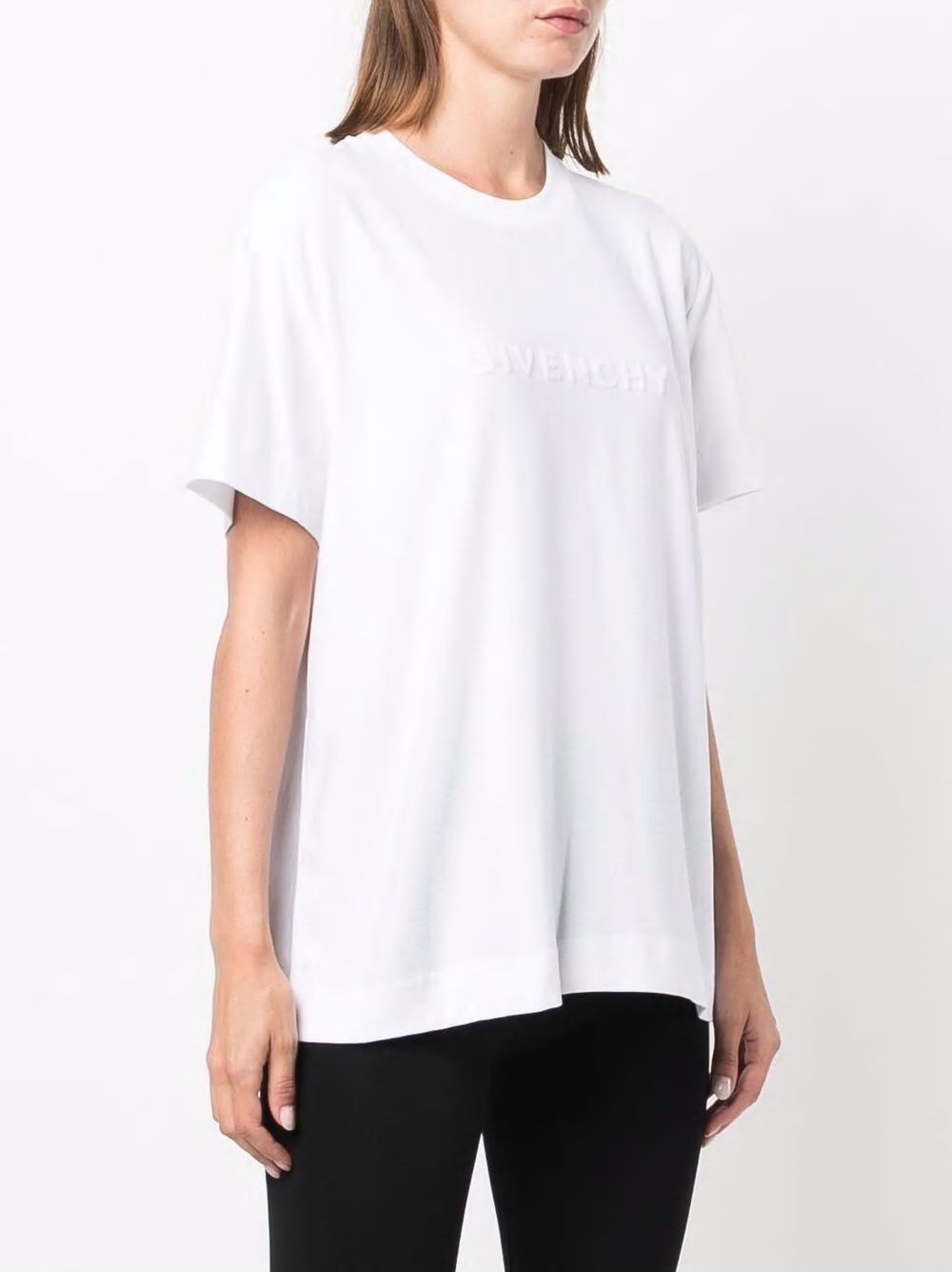 GIVENCHY Logo Crew Neck T-Shirt for Women