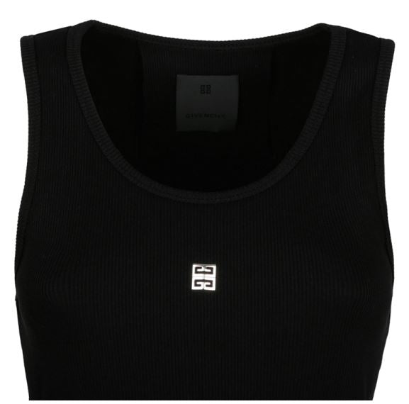 GIVENCHY Classic Ribbed Cotton Tank Top for Women