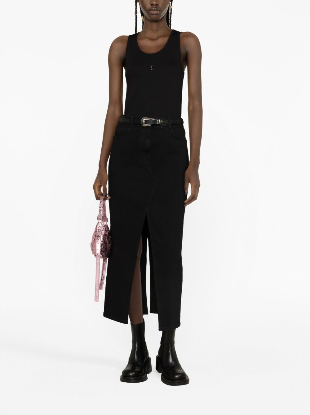 GIVENCHY Classic Ribbed Cotton Tank Top for Women