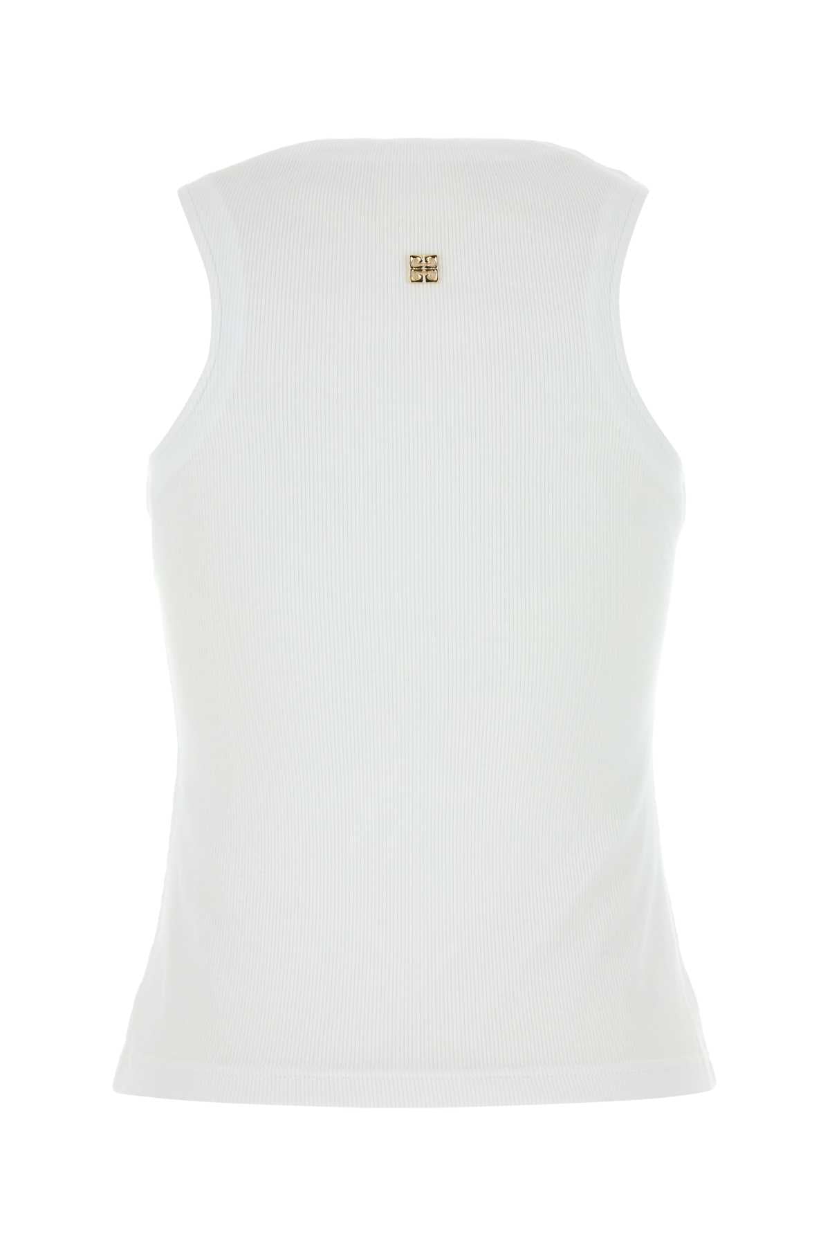 GIVENCHY Women's Lace-Up Stretch Cotton Tank Top