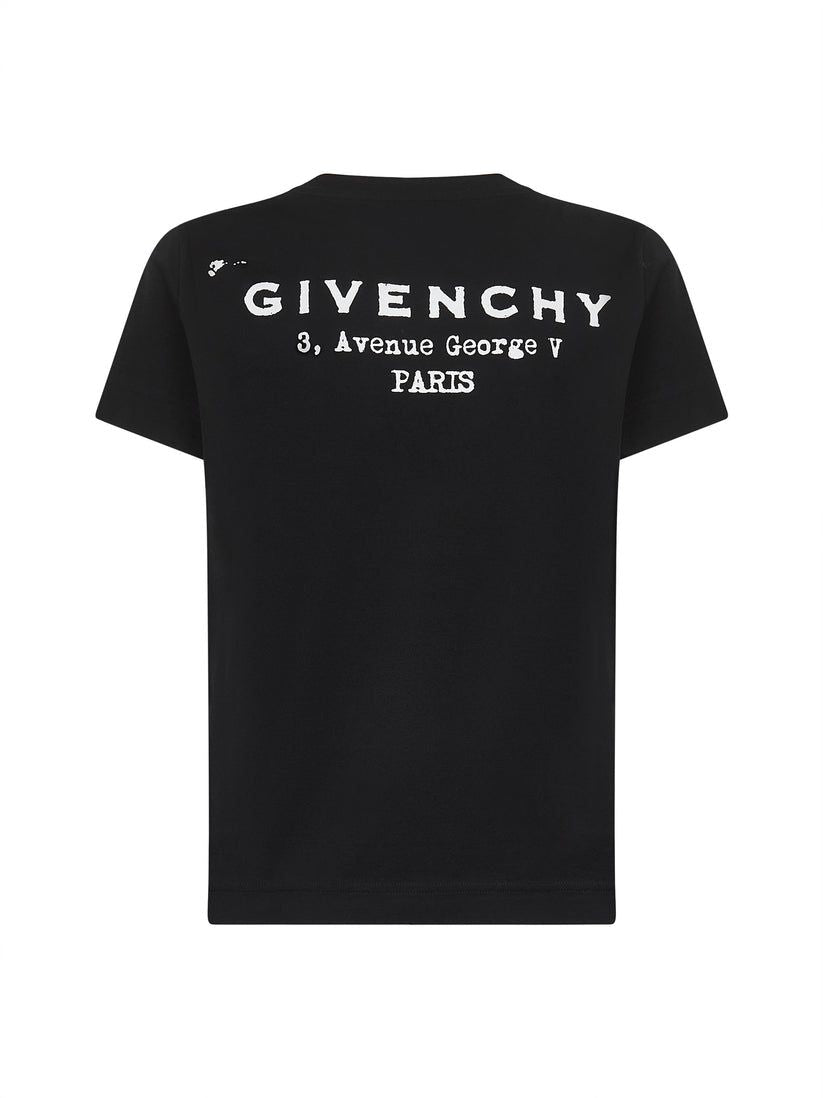 GIVENCHY Cotton T-Shirt with Logo