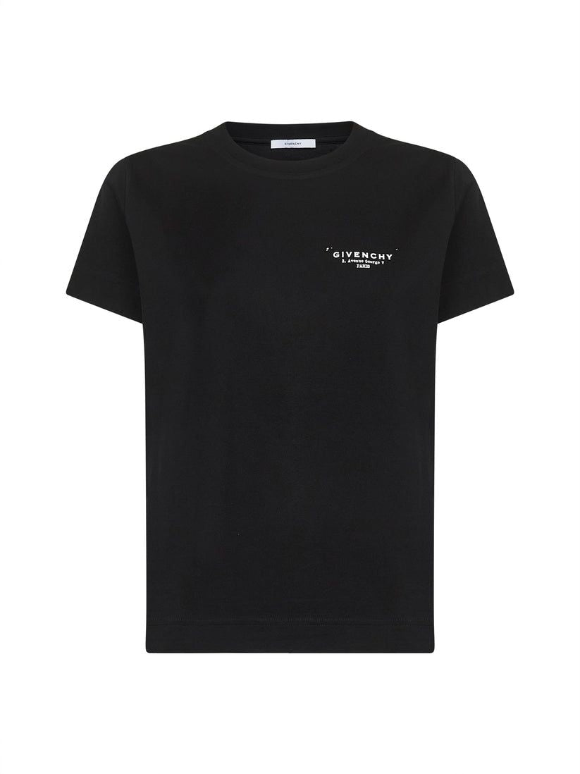 GIVENCHY Cotton T-Shirt with Logo