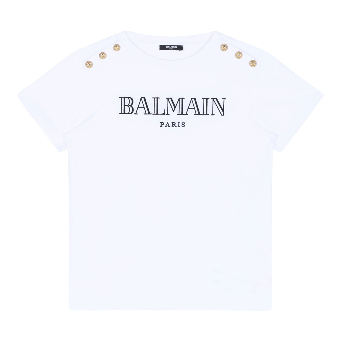 BALMAIN KIDS Mini Cotton T-Shirt for Girls